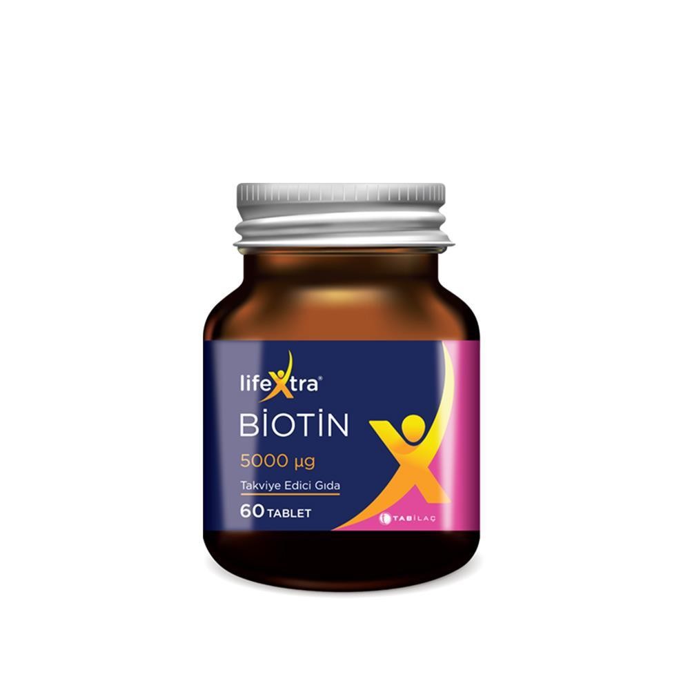 Tab İlaç Lifextra Biotin 60 Tablet