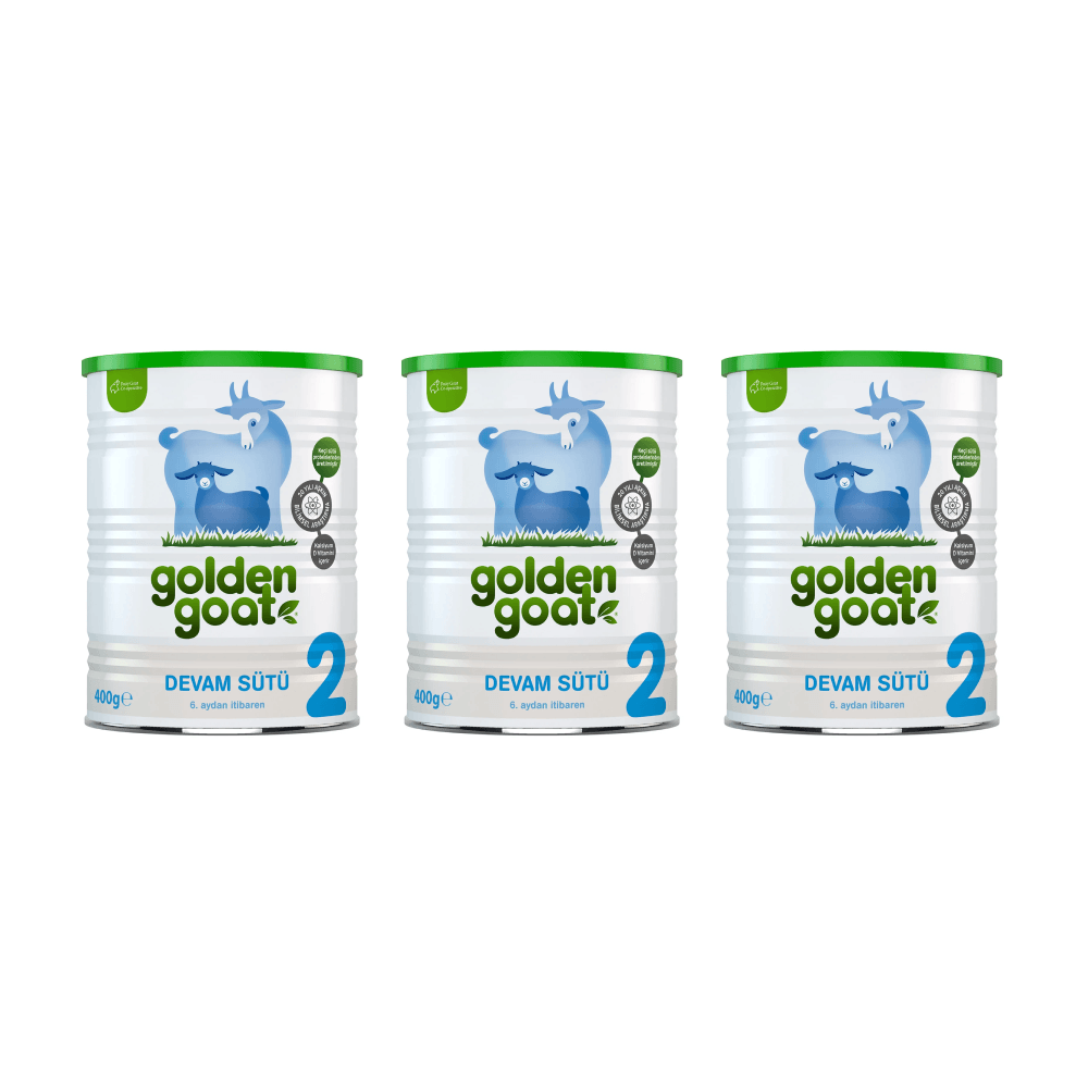 Golden Goat Keçi Devam Sütü 2 Numara 400 g x 3 adet