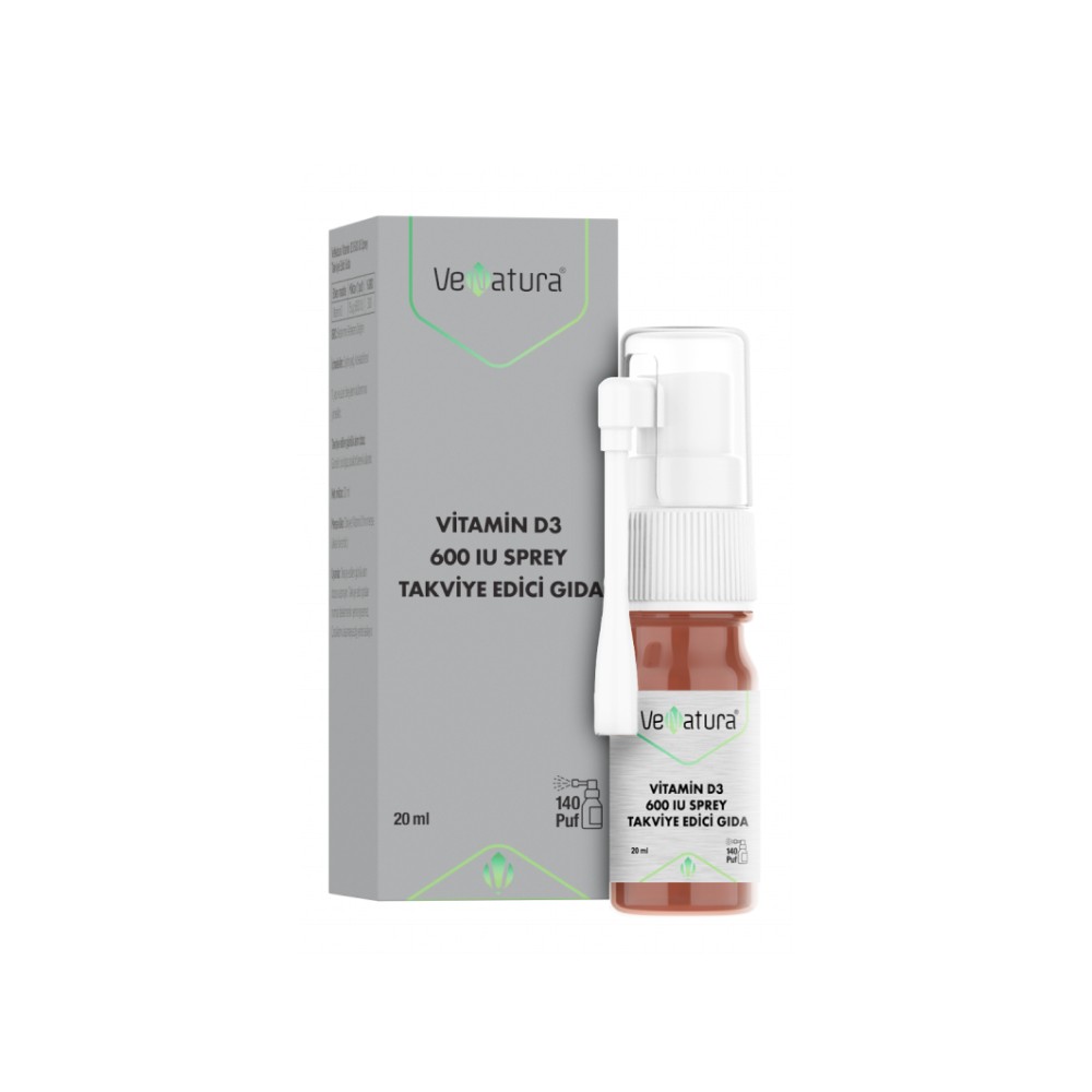 VeNatura Vitamin D3 600 IU Sprey 20 ml