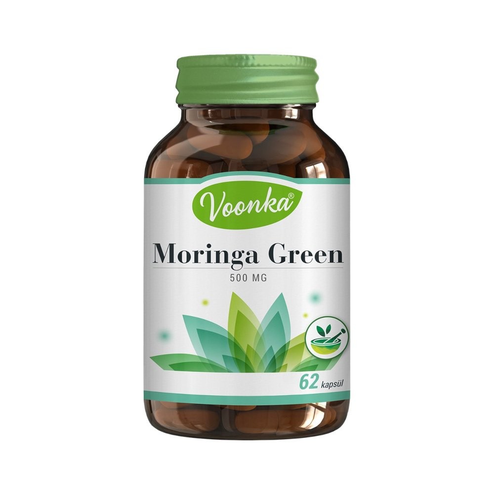 Voonka Moringa Green Bitkisel Detox 62 Kapsül