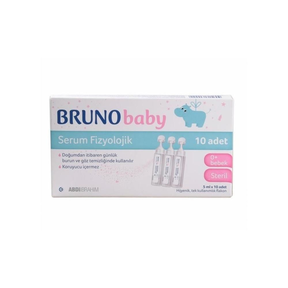 Bruno Baby Serum Fizyolojik Damla 5 ml x 10 Adet