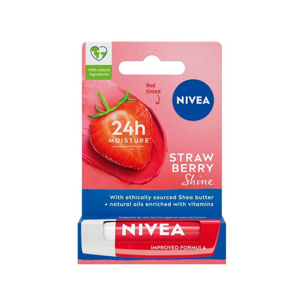 Nivea Strawberry Çilek Aromalı Dudak Bakım Kremi 4.8 g