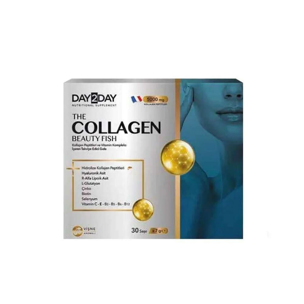 Orzax Day2Day The Collagen Beauty Fish Kollajen 30 Saşe x 7 gr