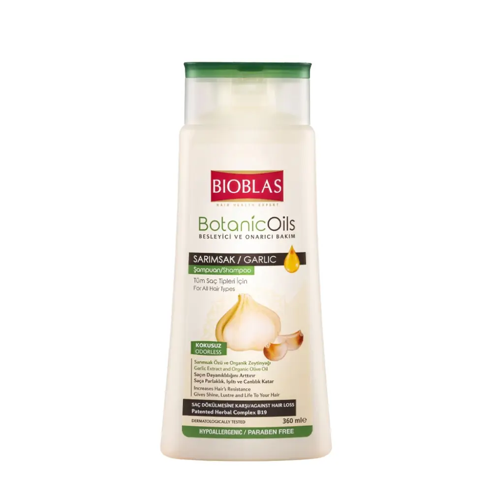 Bioblas Botanic Oils Tüm Saçlar İçin Kokusuz Sarımsak Şampuanı