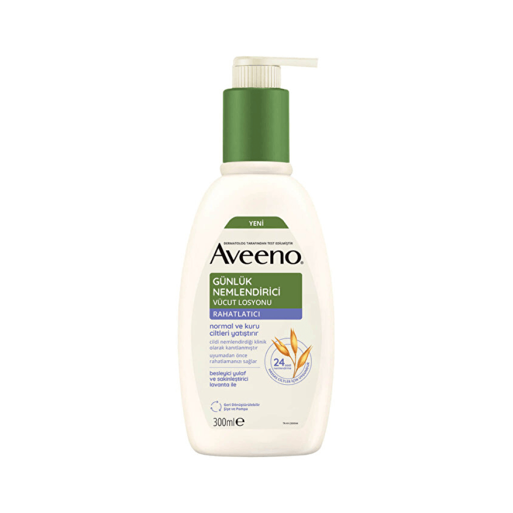 Aveeno Lavantalı Günlük Nemlendirici Vücut Losyonu 300 ml