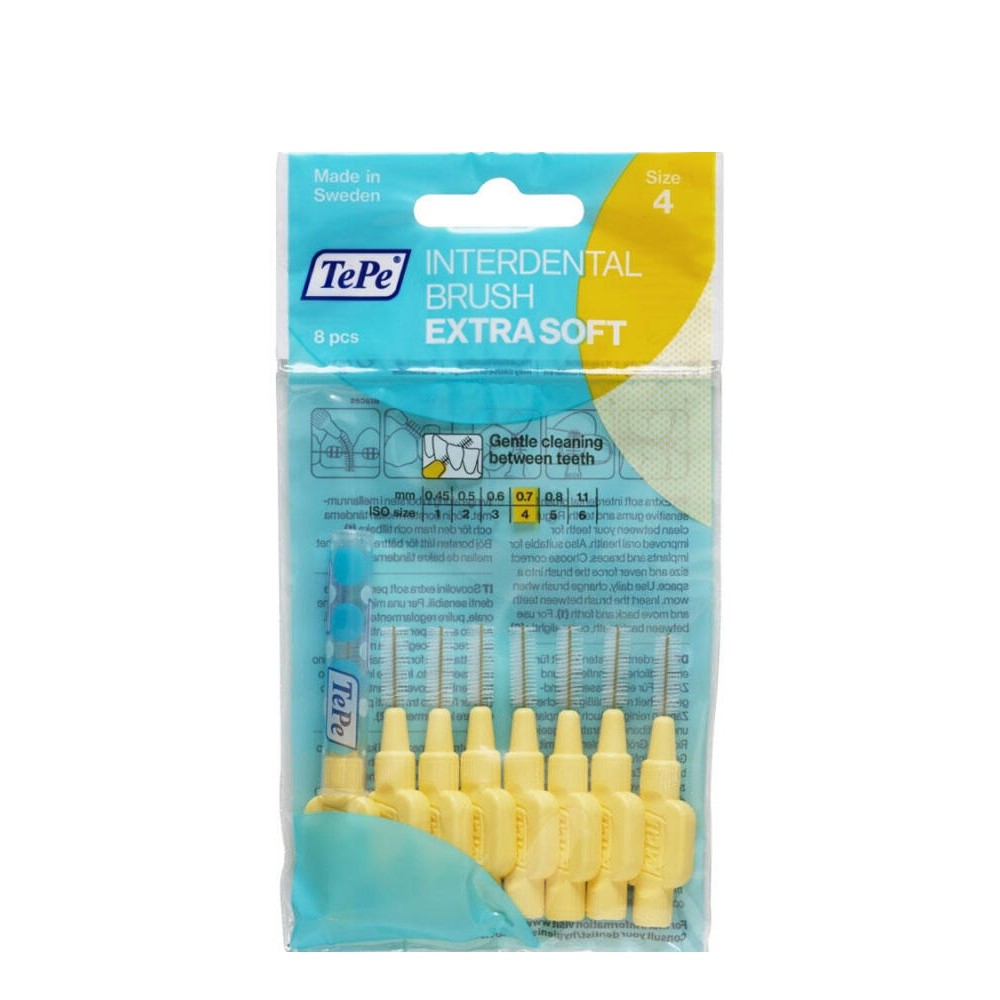 TePe Interdental Brush Extra Soft Diş Arayüz Fırçası 0.7 mm 8'li - Sarı