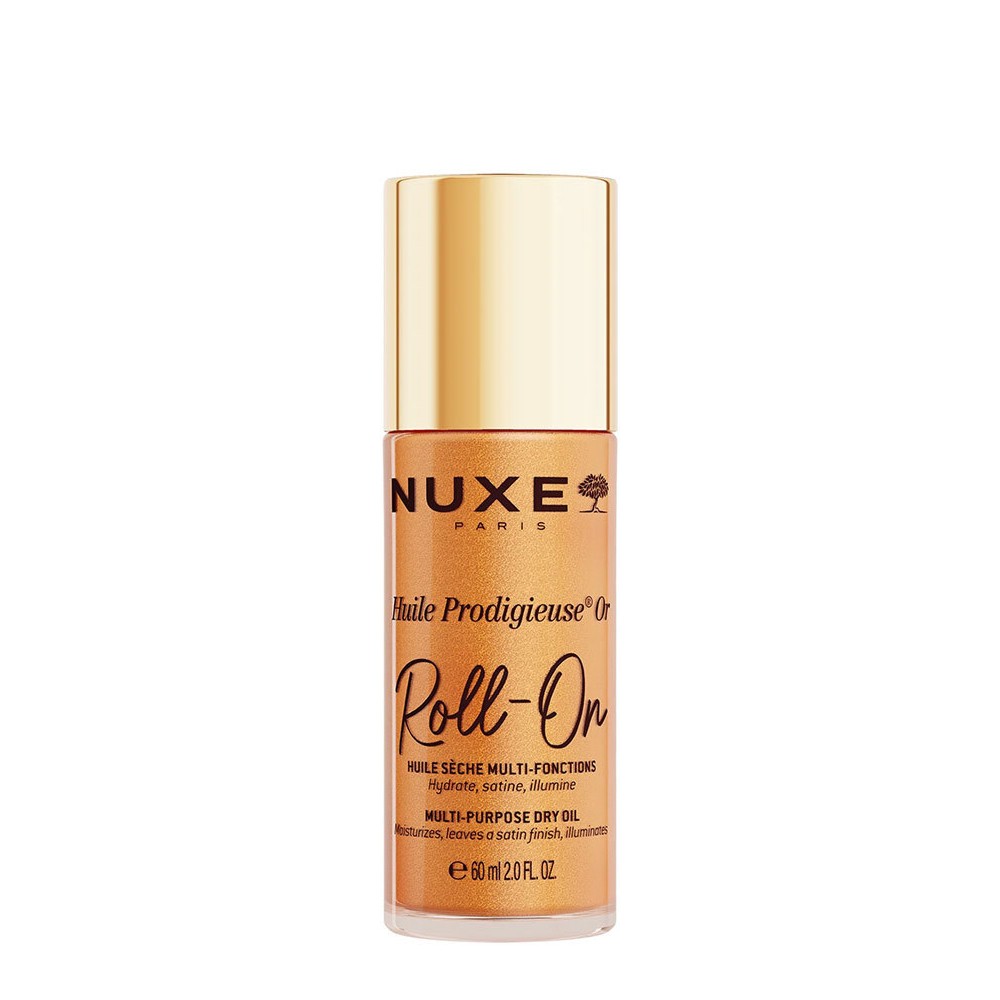 Nuxe Huile Prodigieuse OR Roll-On Çok Amaçlı Simli Kuru Yağ 60 ml
