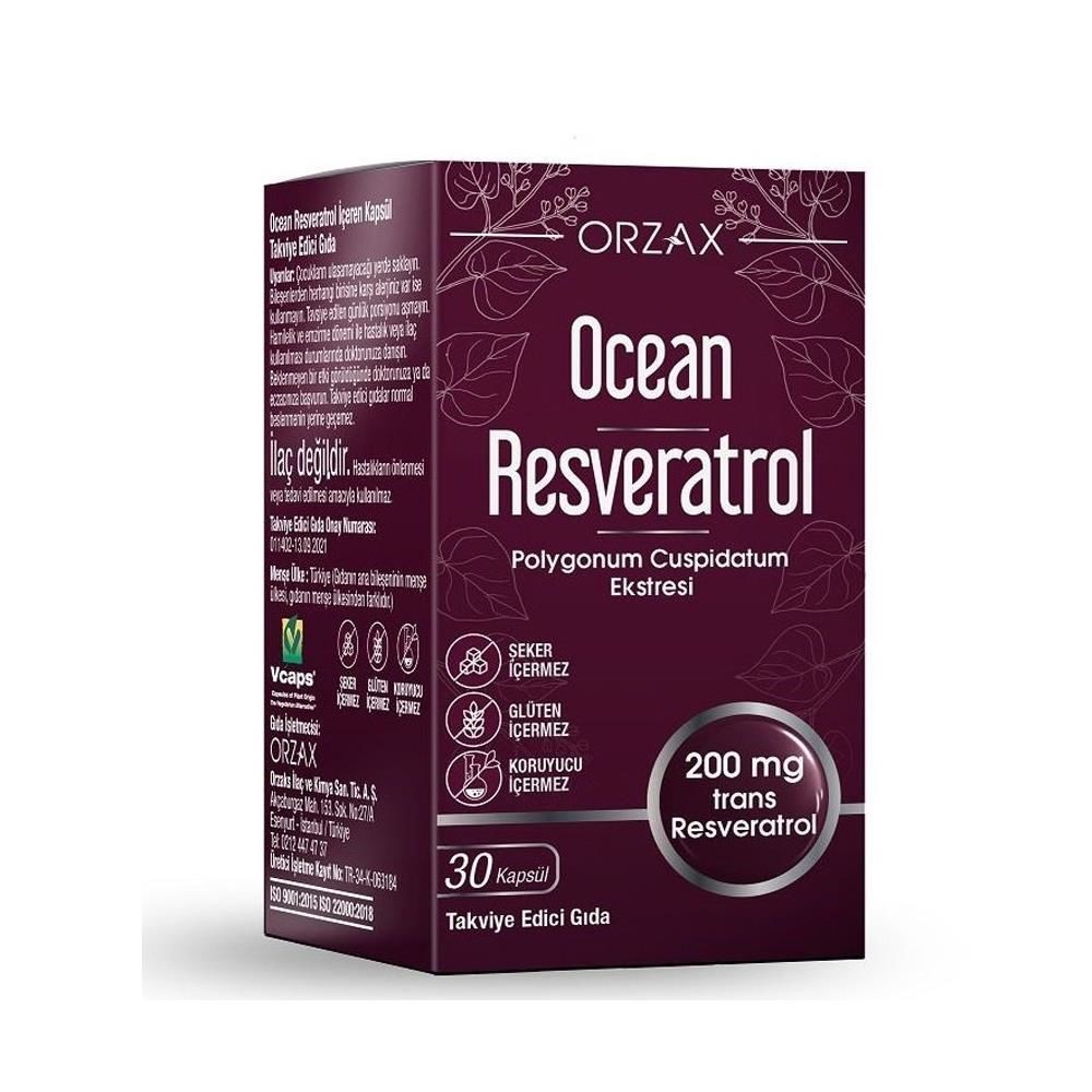 Ocean Resveratrol 200 Mg 30 Kapsül