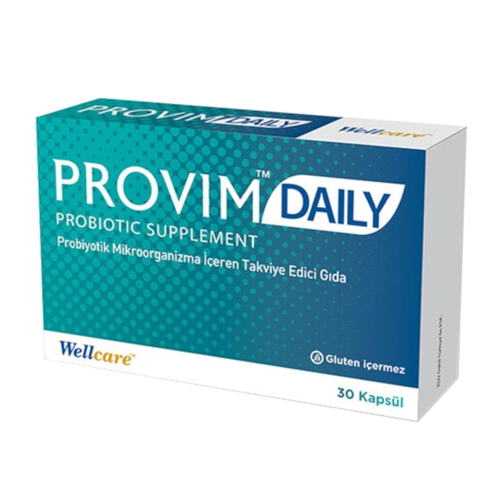 Wellcare Provim Daily Probiyotik Mikroorganizma İçeren 30 Kapsül