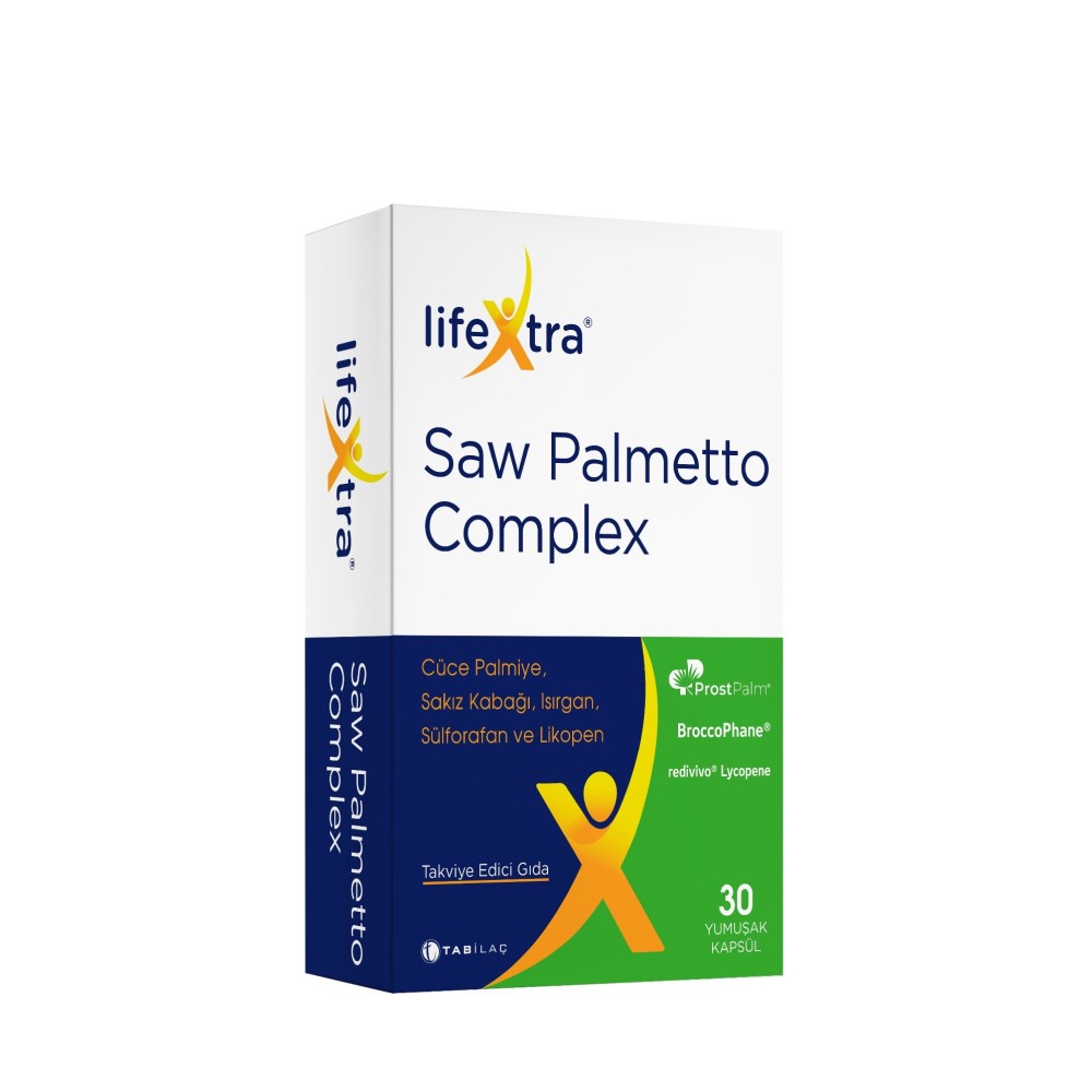 Tab İlaç Lifextra Saw Palmetto Complex 30 Kapsül