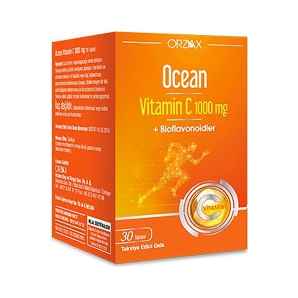 Orzax Ocean Vitamin C 1000 Mg 30 Tablet