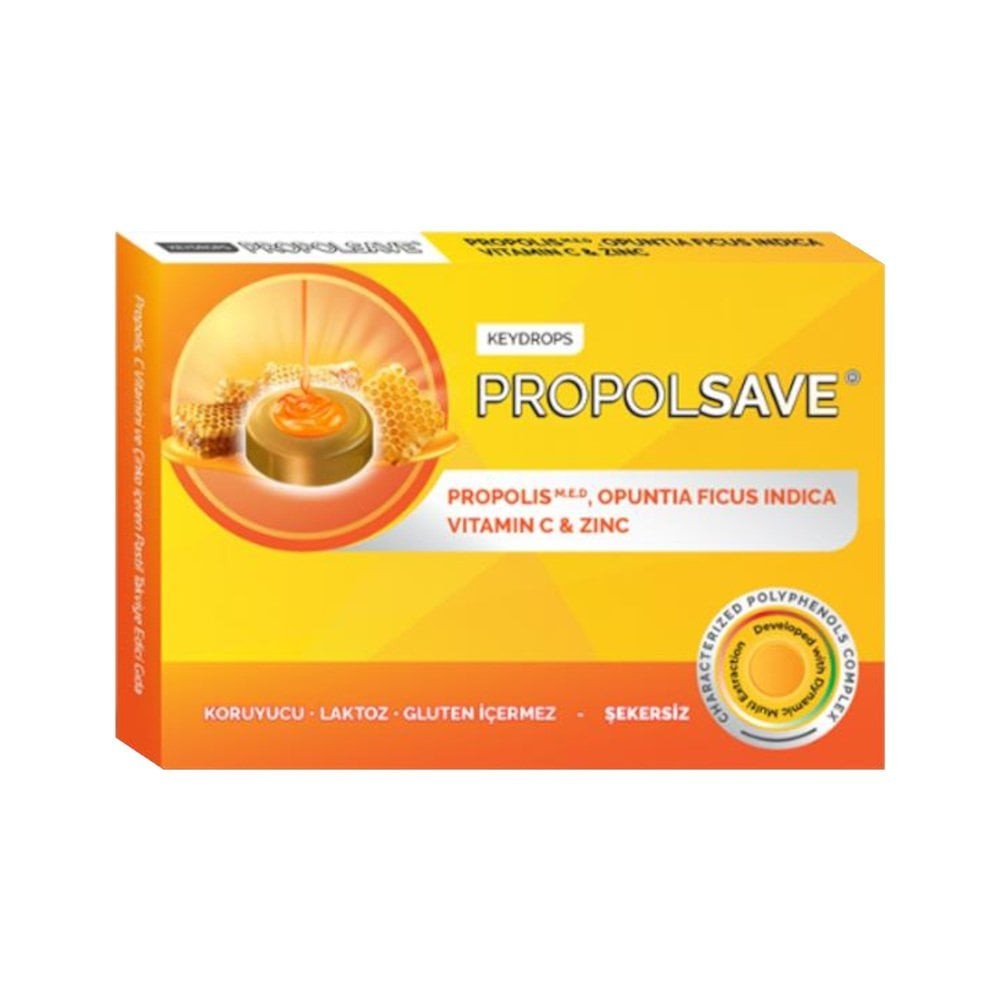 Propolsave Propolis - C Vitamini ve Çinko 12 Pastil