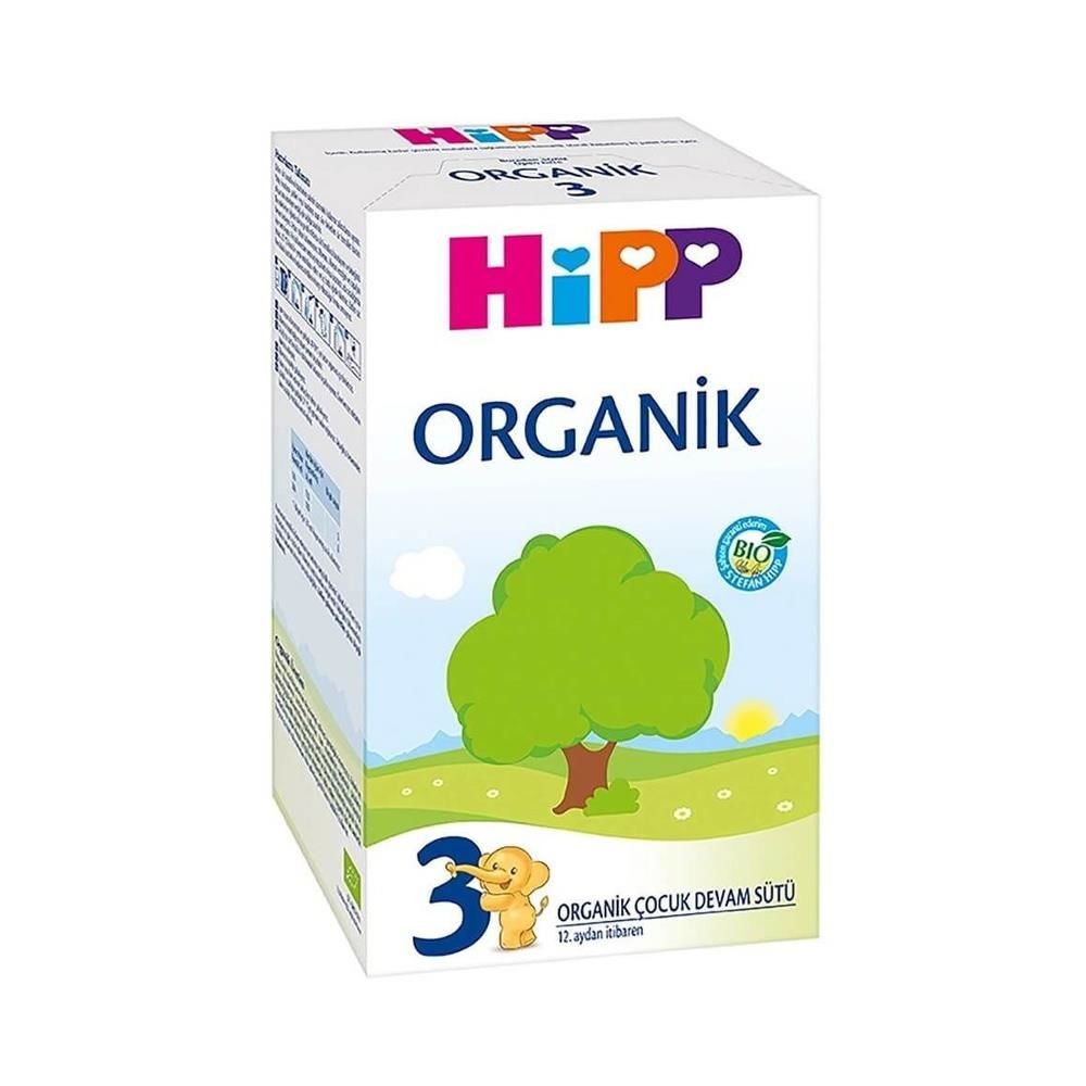 Hipp 3 Organik Devam Sütü 600 gr