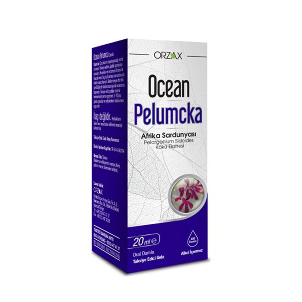 Orzax Ocean Pelumcka Afrika Sardunyası Damla 20 ml