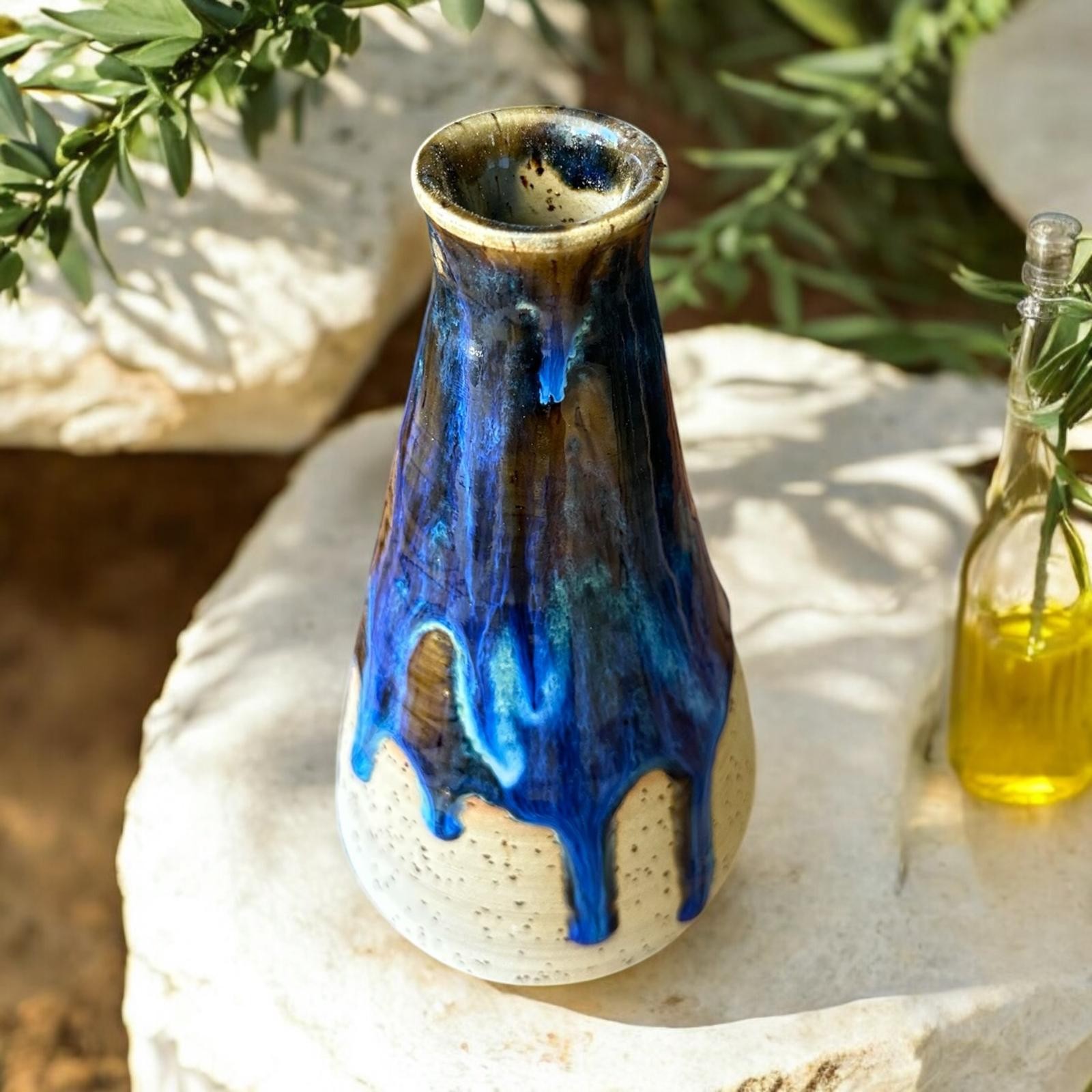 Olea Ignis 18cm-250ml Seramik Yağdanlık