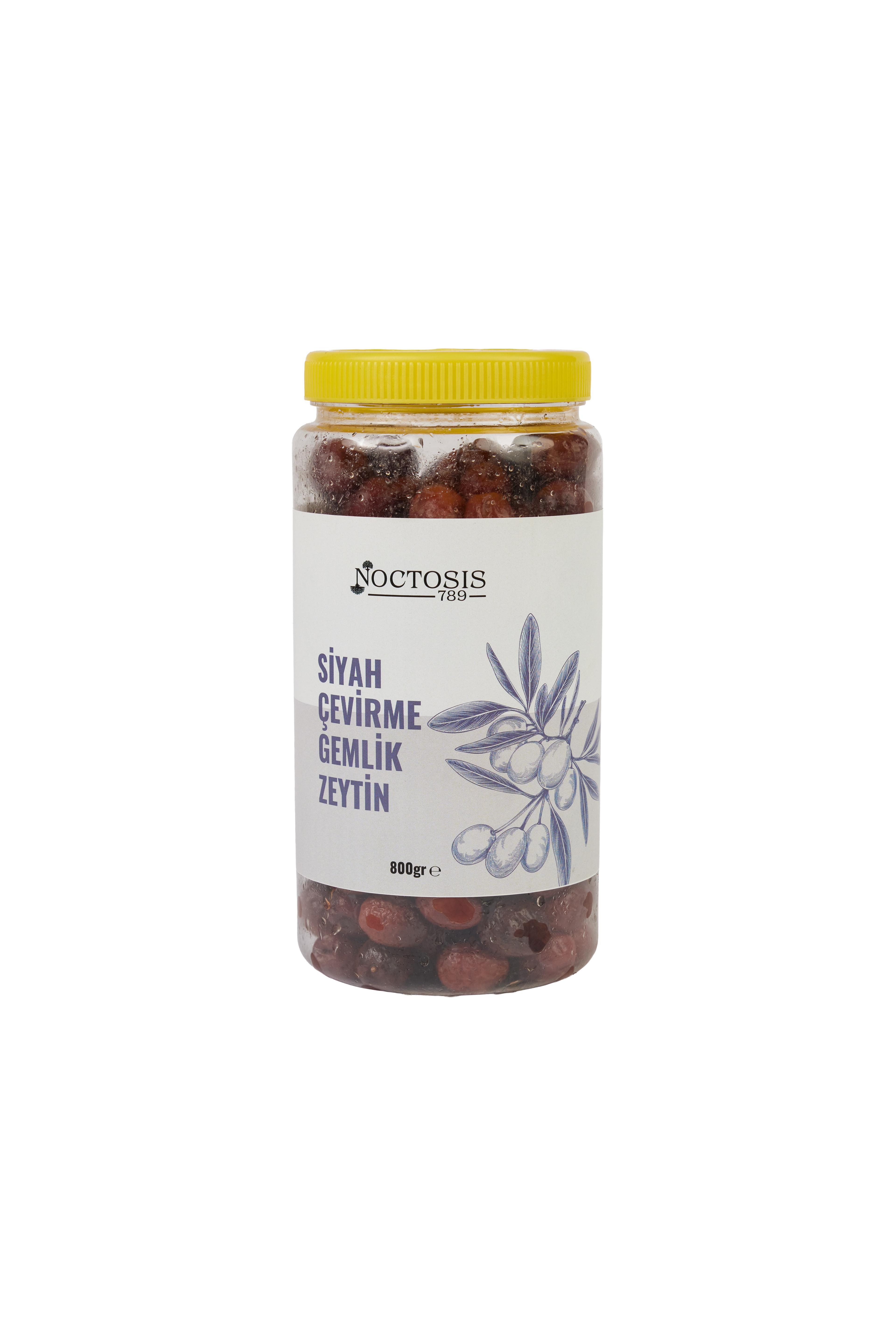Siyah Gemlik Çevirme Zeytin 800 gr