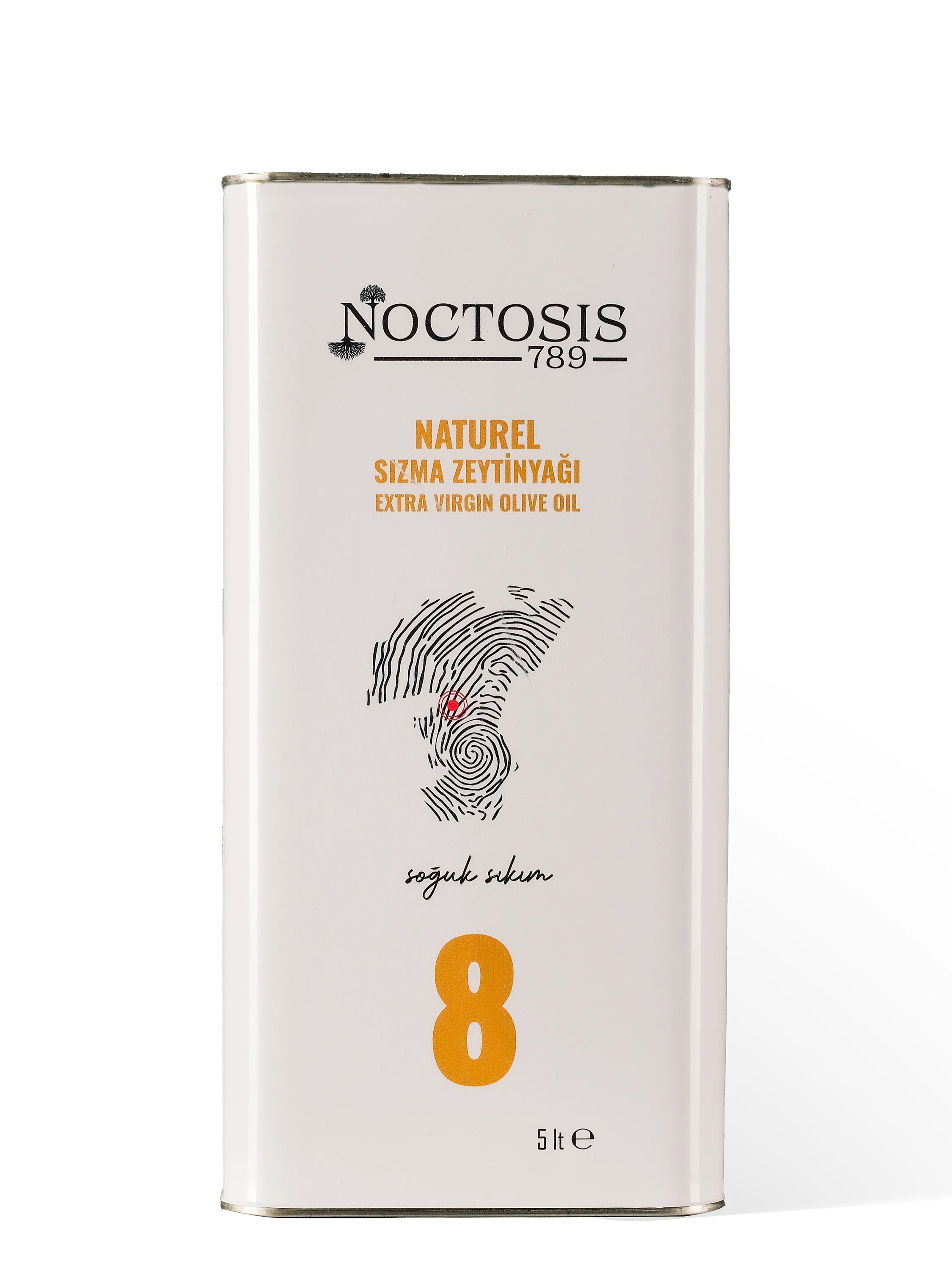 No:8 Natürel Sızma Zeytinyağı 5 Lt