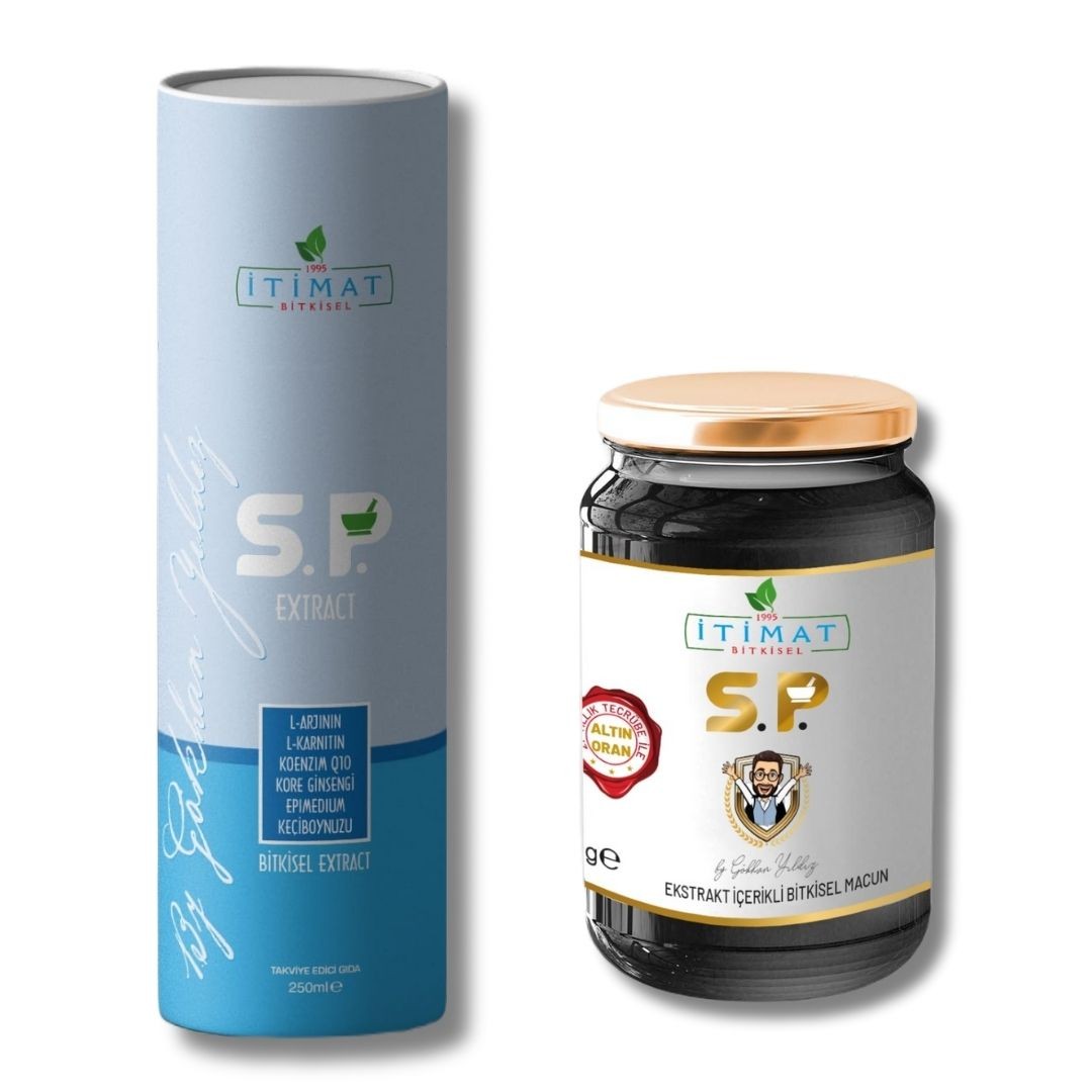 Erkeklere Özel Set | Ginseng-koenzim Q10-l Arjinin-keçiboynuzu-l-carnitine Ekstrakt- S.p. Macun 800g