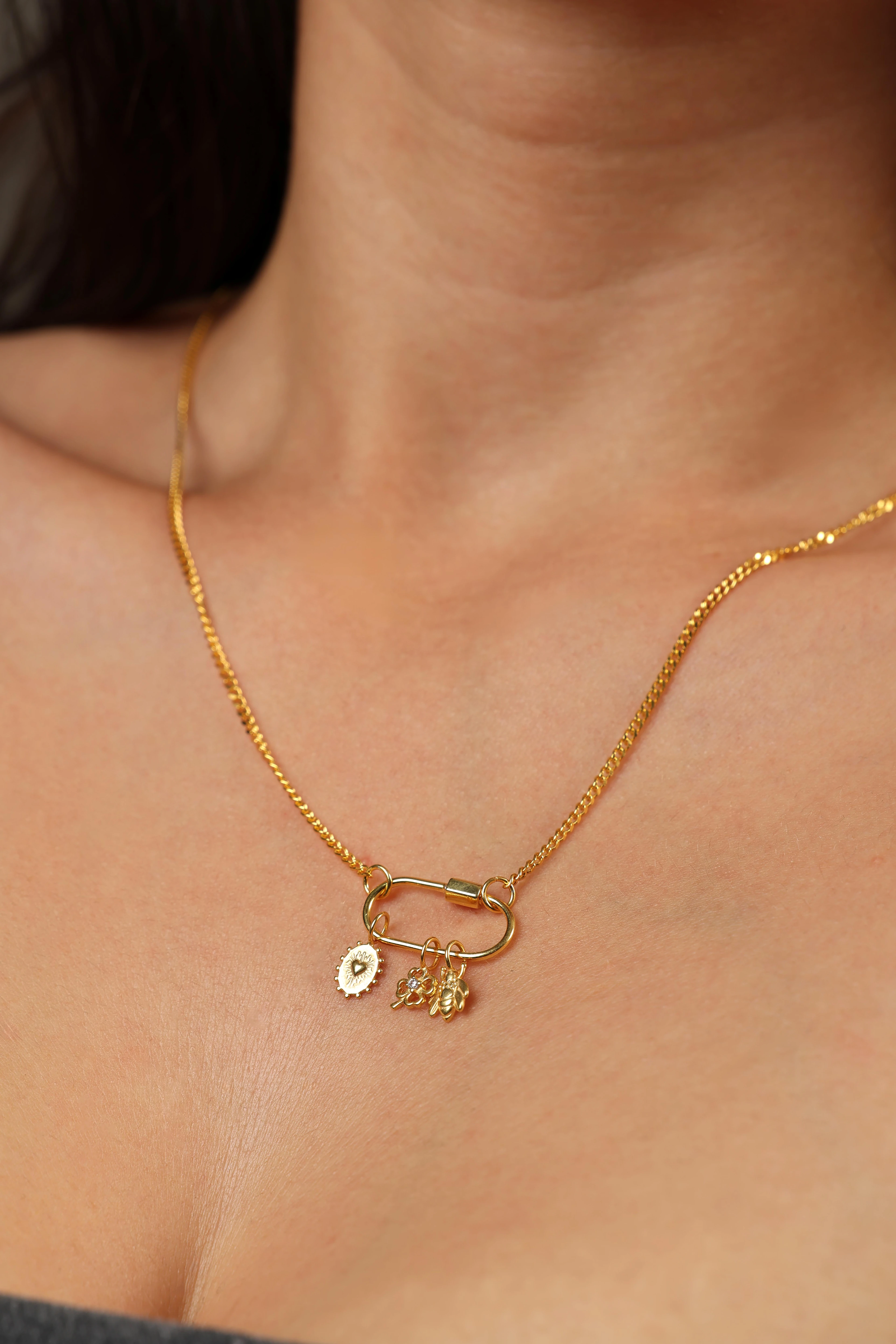 Charm Kilidi Kombin Kolye