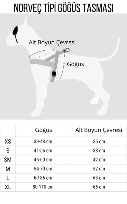 Sweet Tweet Norveç Tipi Morso Göğüs Tasması