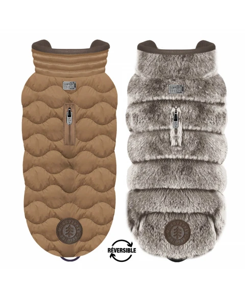 Milk & Pepper Gaspard Çift Taraflı Şişme Köpek Montu