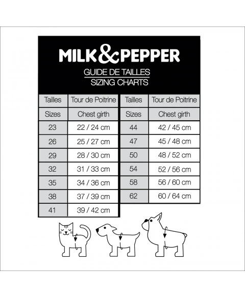 Milk&Pepper Louis Göğüs Tasması