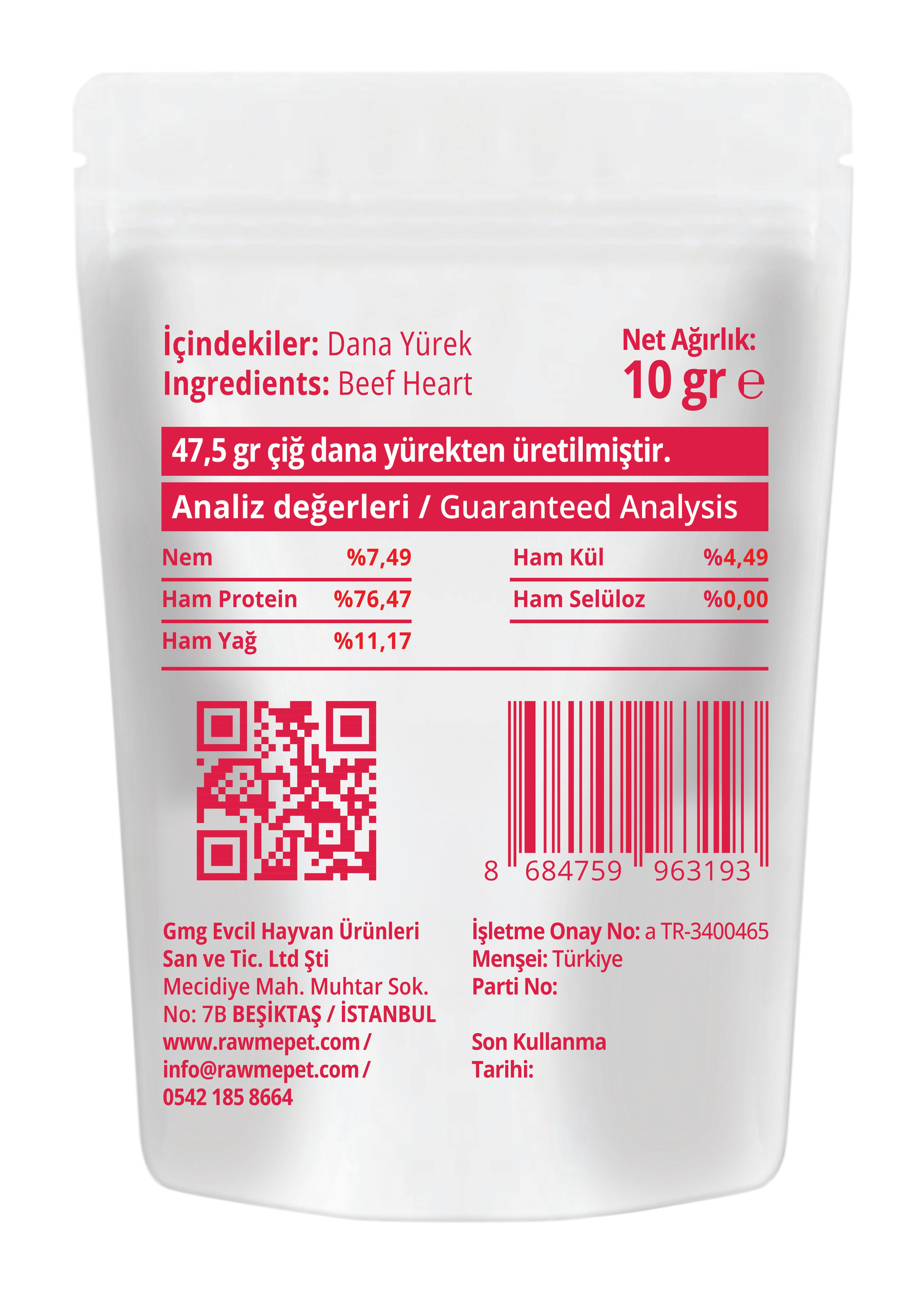 Dana Yürek Mini Paket 10 gr