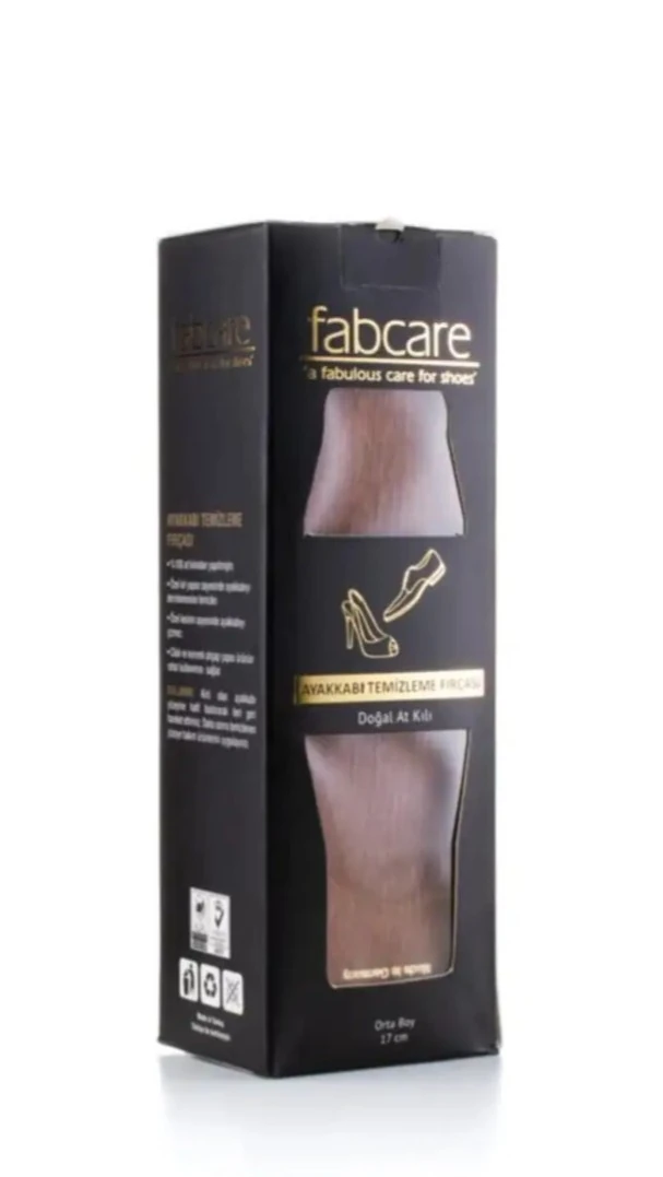 At Kılı Cilalı Ahşap Fırça 17 Cm