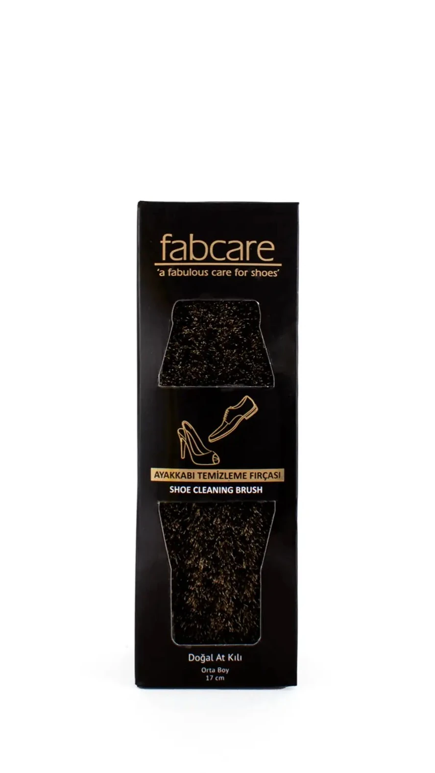 At Kılı Cilalı Ahşap Fırça 17 Cm