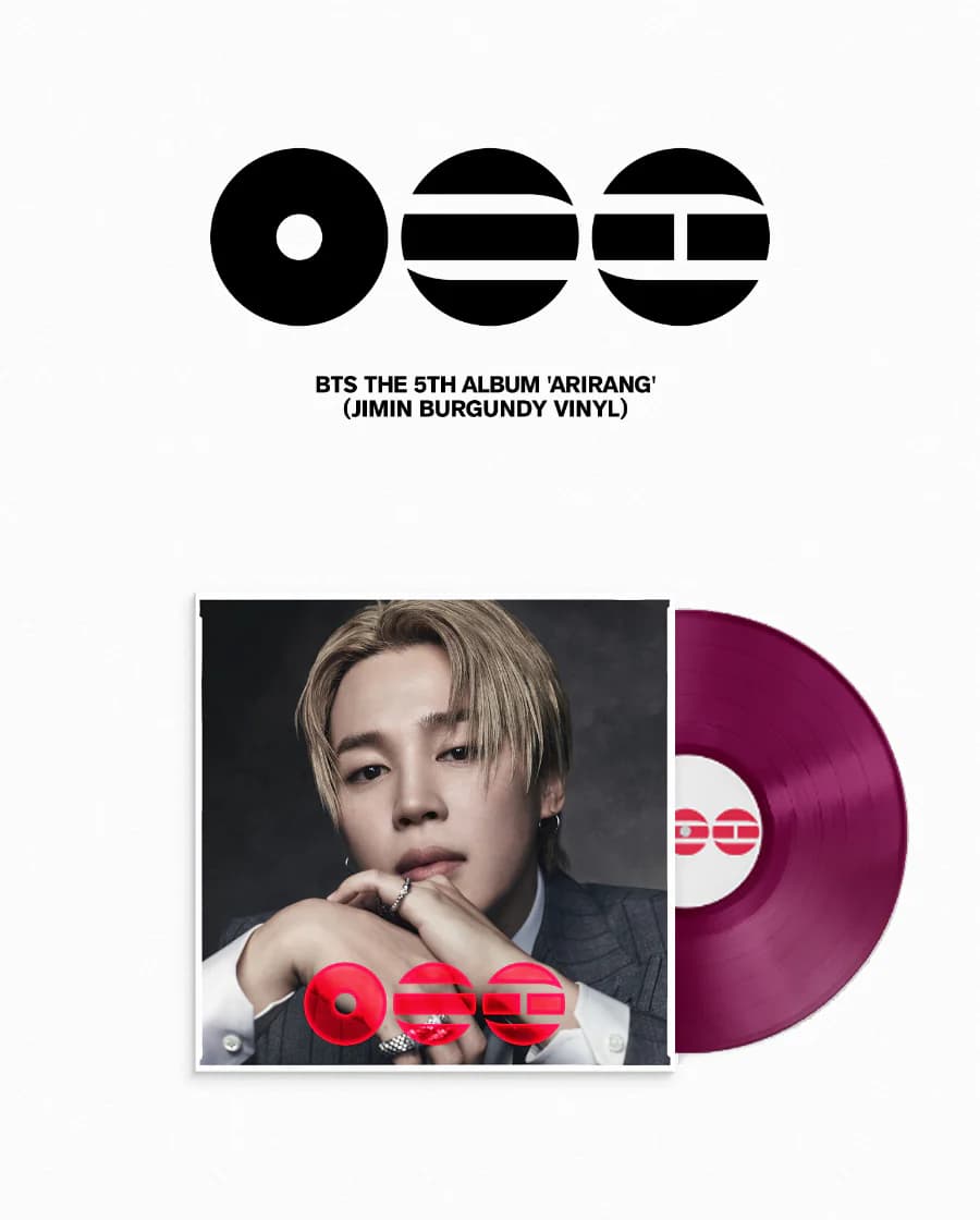 その他 BTS ARIRANG Standard Vinyl LP JIMIN BTS - Arirang - JIMIN Bgrundy Plak (Ambalajlı)