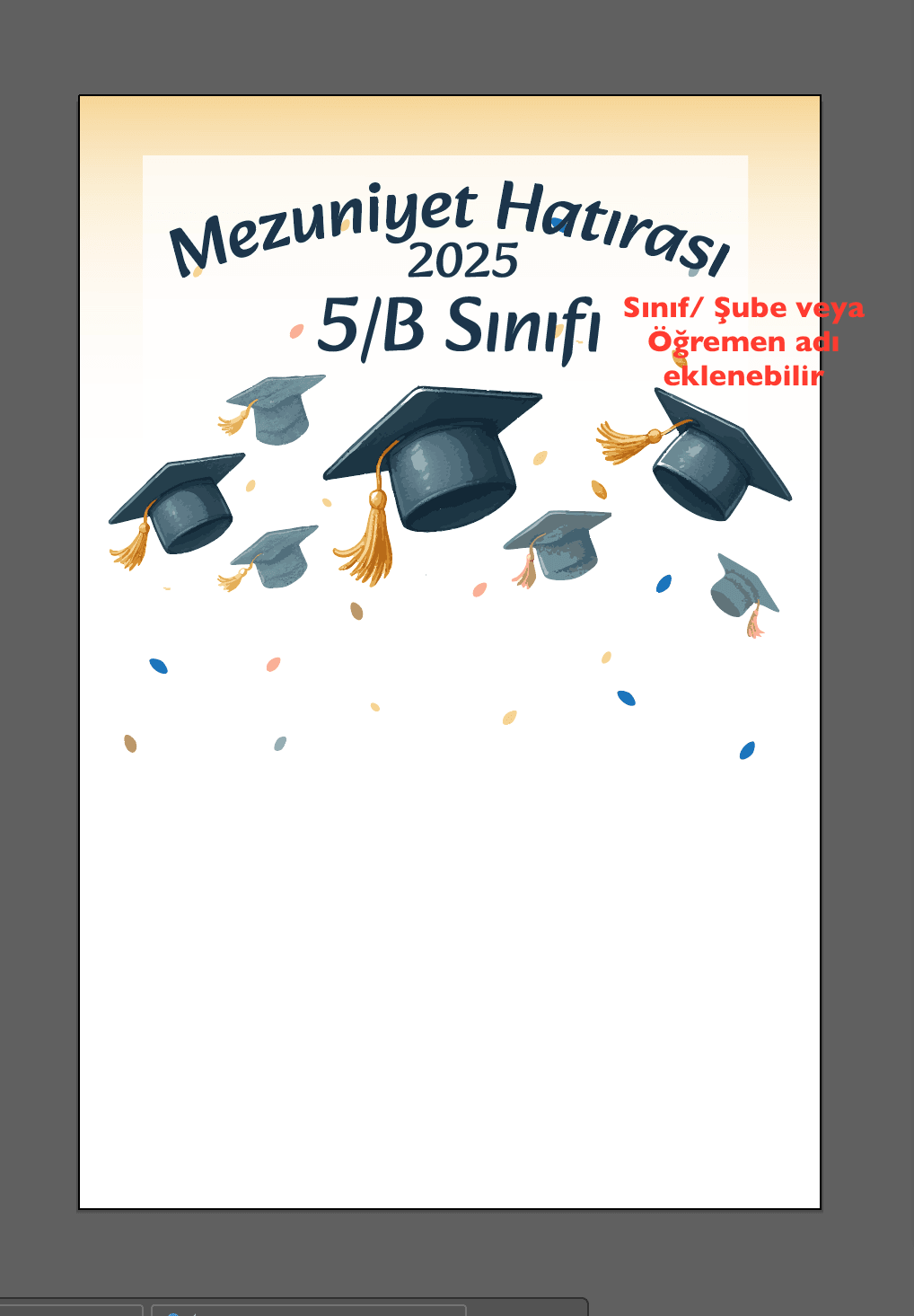 Mezuniyet Hatırası fotoğraf çekim fonu 100x150 cm branda 