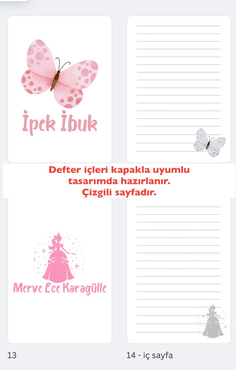İsme Özel Okul Etiketi-36