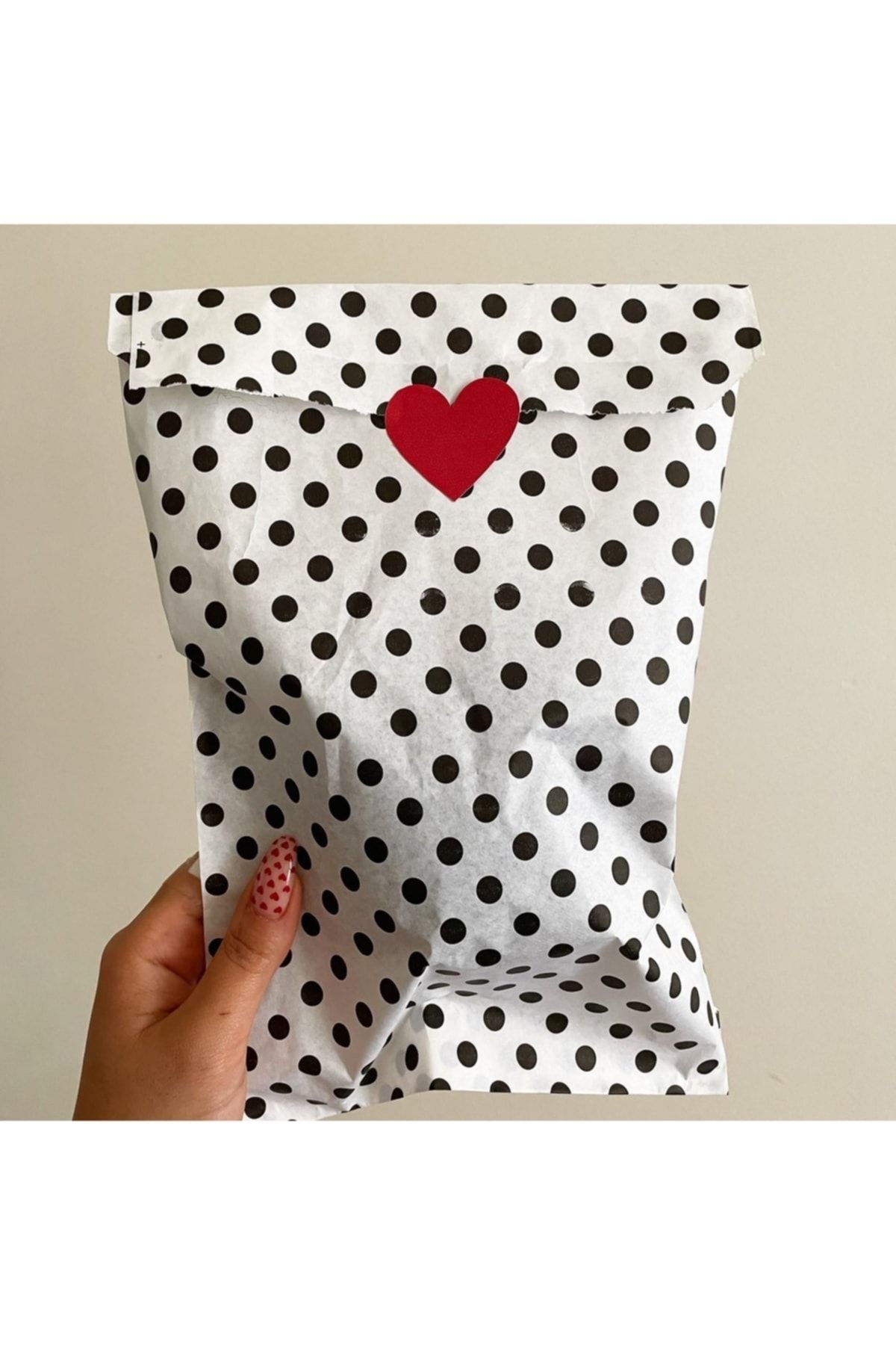 Desenli kese puantiye 10 adet 18x33 cm