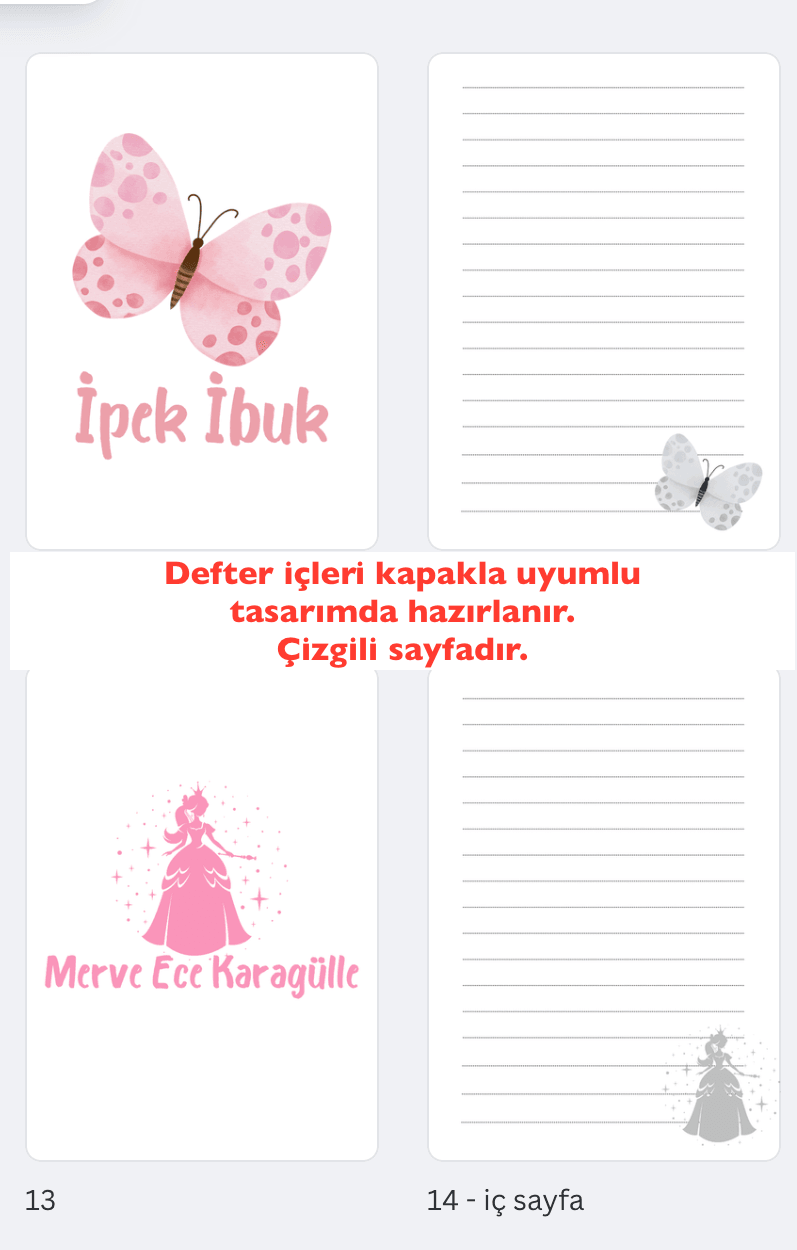 İsme Özel Okul Etiketi-50