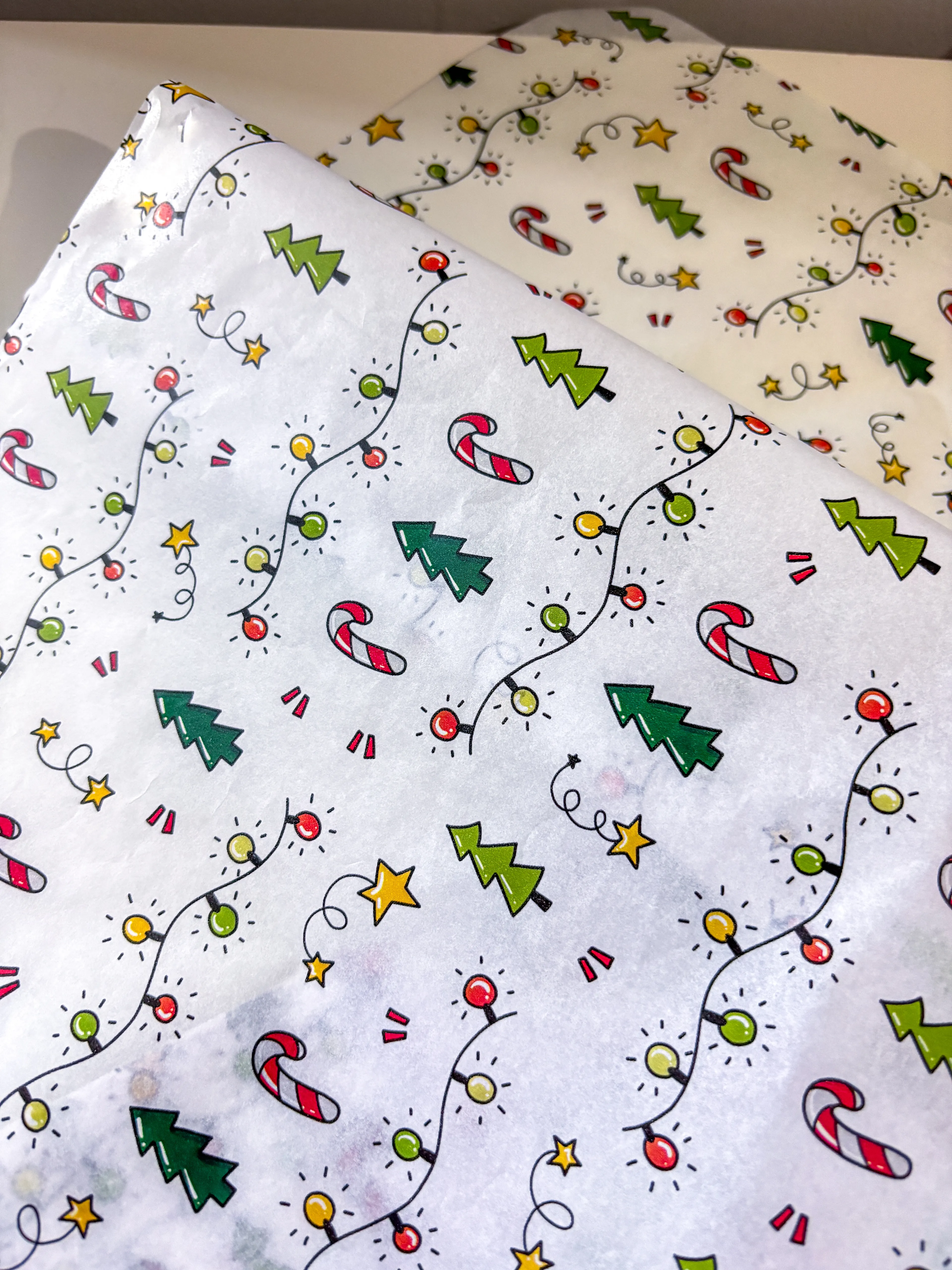 Desenli pelur kağıdı 10 adet 35x50 cm ithal özel seri yılbaşı pelur kağıdı, paketleme kağıdı 