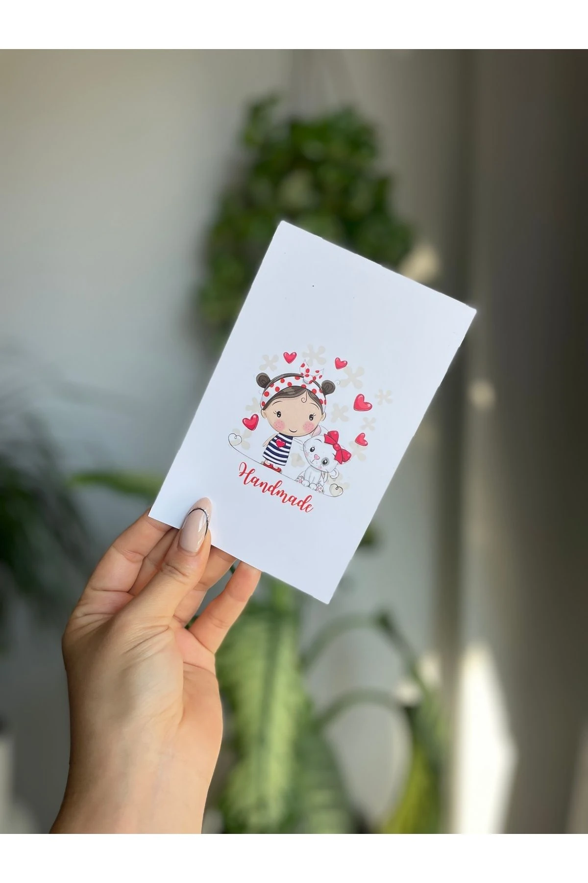 Toka Kartı 9,5x15 Cm Cm 20 Adet Handmade Toka Kartı, Not Kartı Bileklik Kartı Takı Kartı