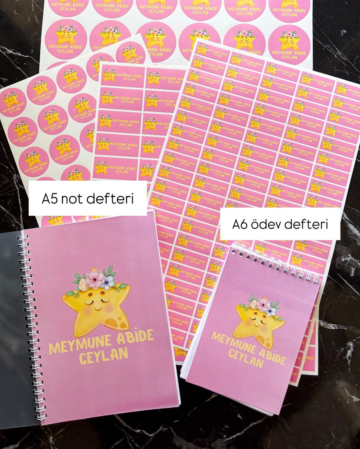 İsme Özel Okul Etiketi-40