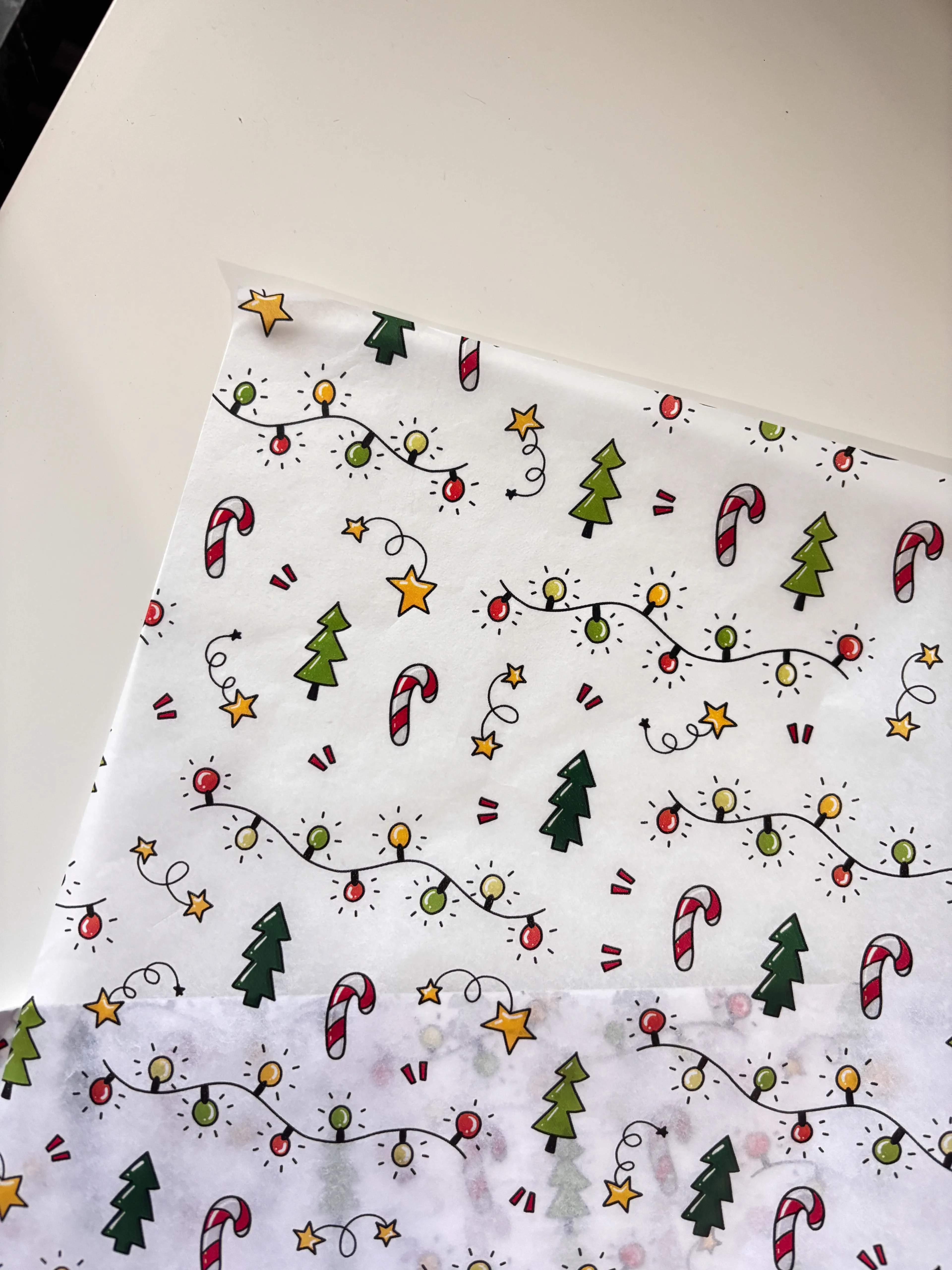 Desenli pelur kağıdı 10 adet 35x50 cm ithal özel seri yılbaşı pelur kağıdı, paketleme kağıdı 