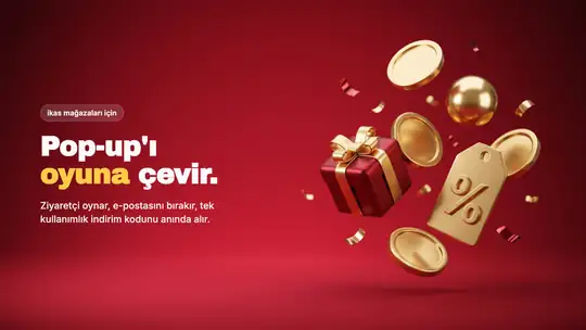 LeadArcade: Oyunlu Pop-up ve İndirim ekran görüntüsü 1
