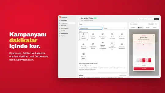 LeadArcade: Oyunlu Pop-up ve İndirim ekran görüntüsü 3
