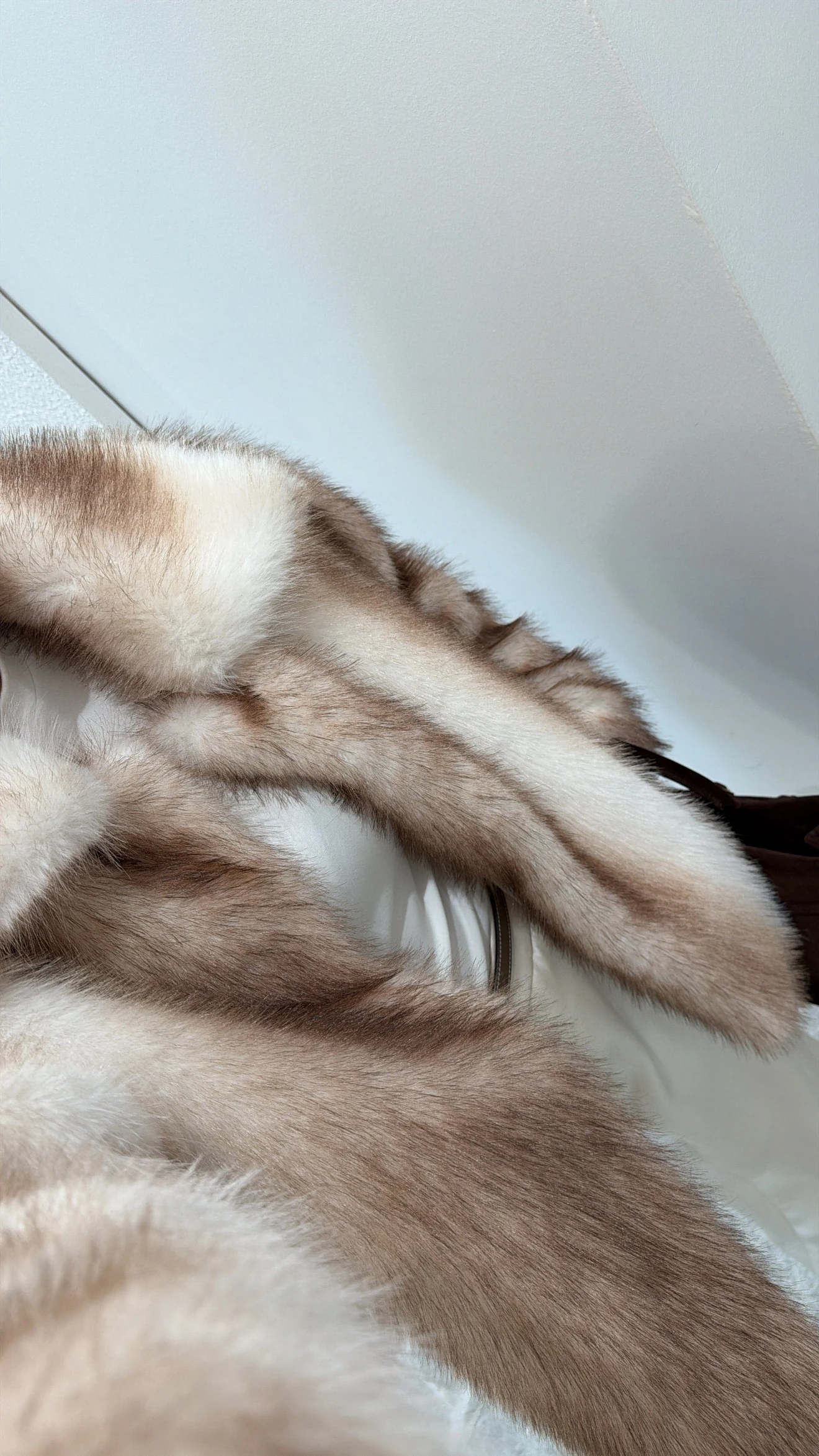 KAHVE RENK GEÇİŞLİ PREMİUM KÜRK