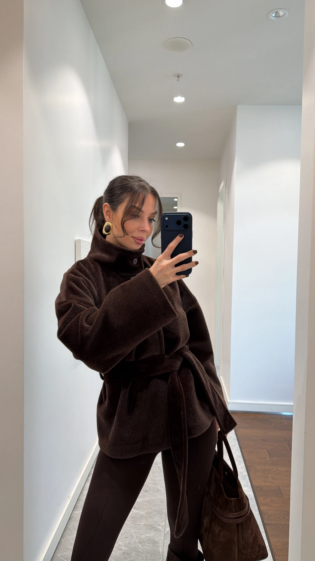 OVERSİZE KUŞAKLI FOX KABAN