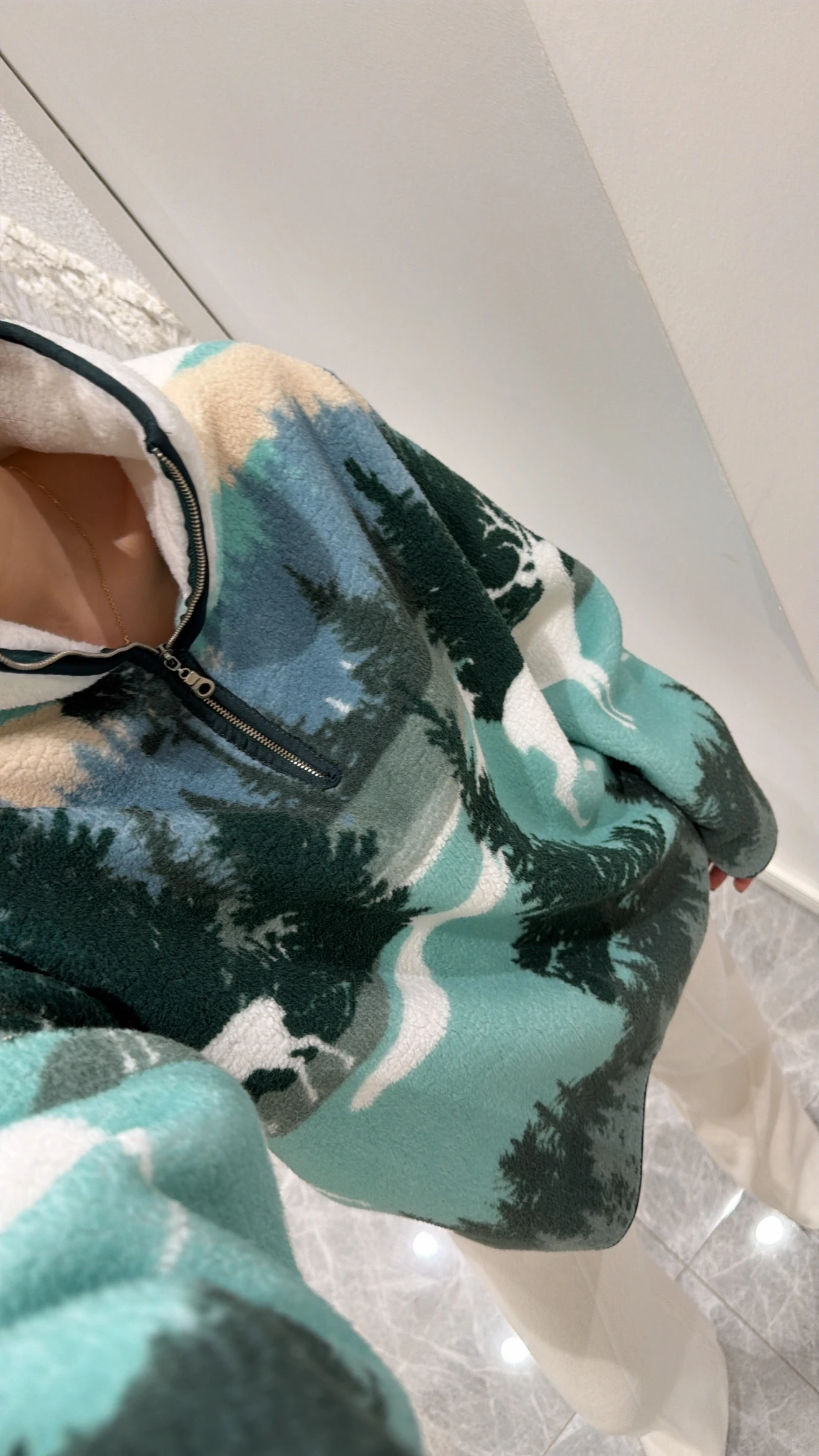 FERMUAR DETAYLI POLAR SWEAT