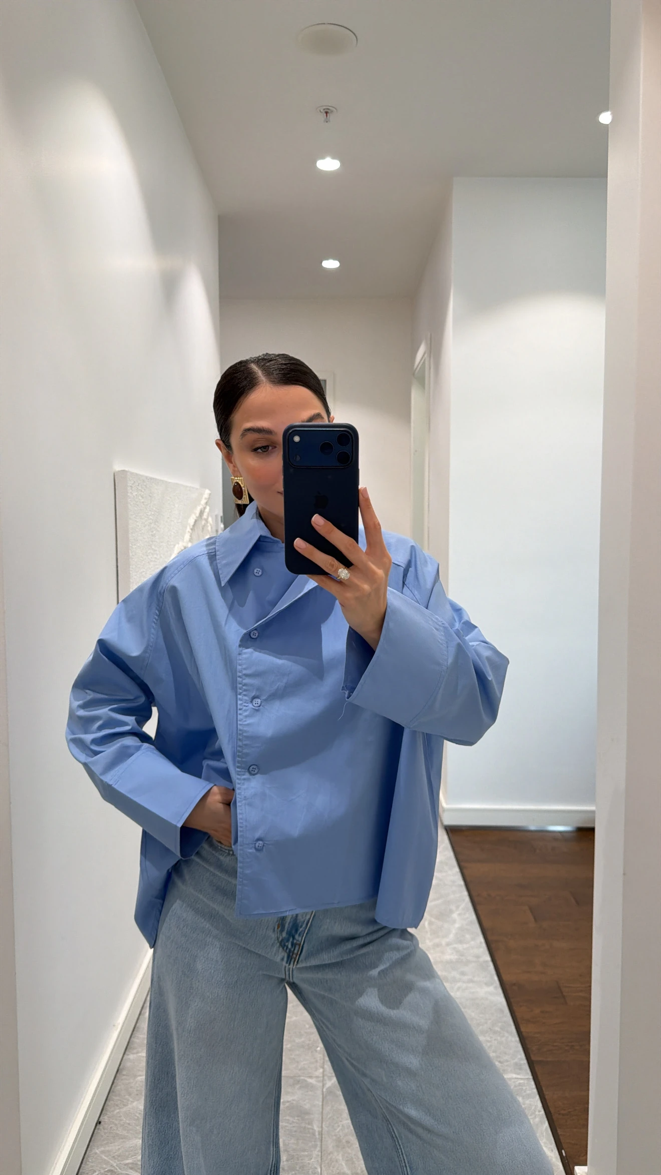 REGLAN POPLİN GÖMLEK