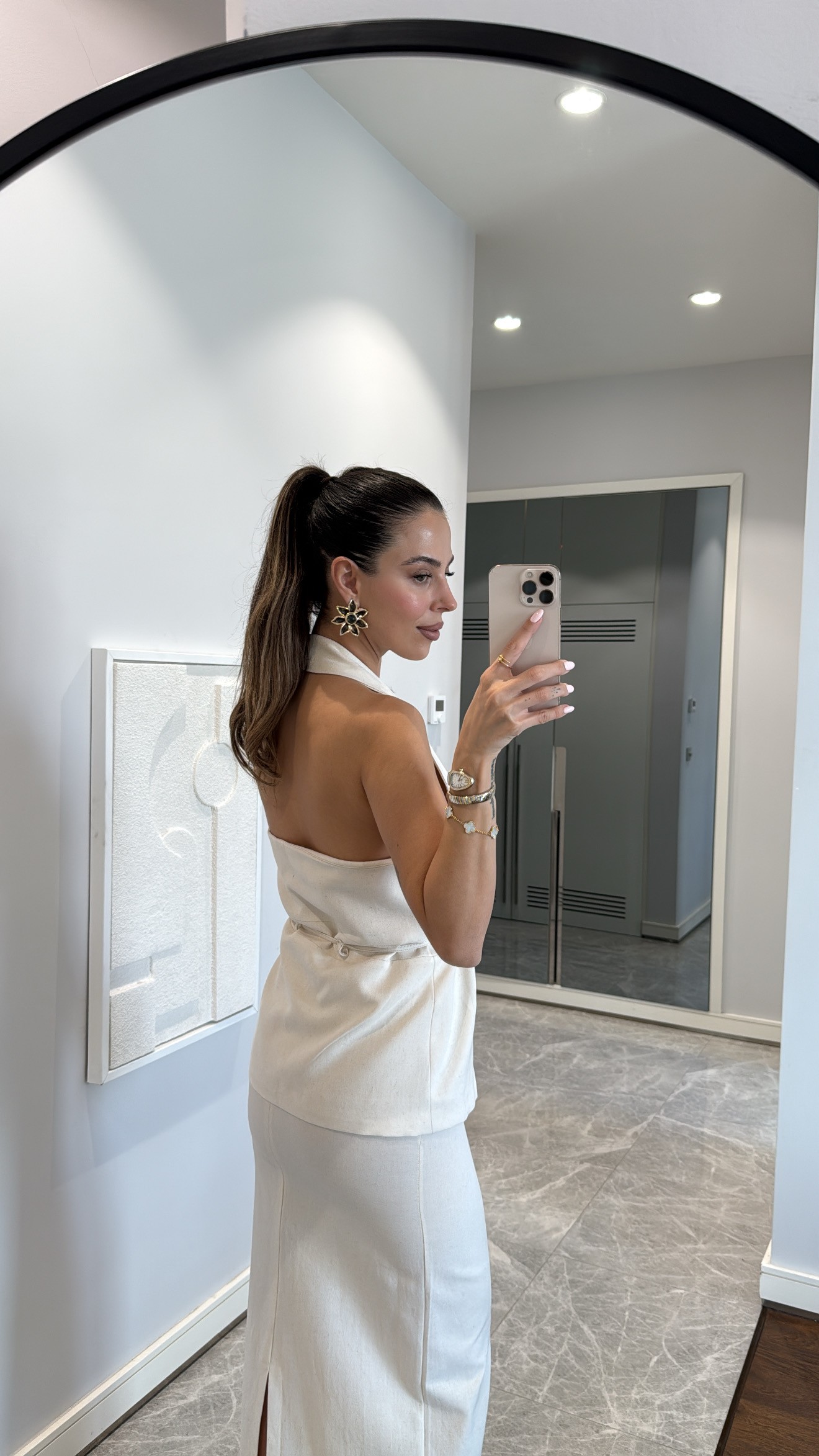 ZARİF HALTER YAKA İKİLİ TAKIM