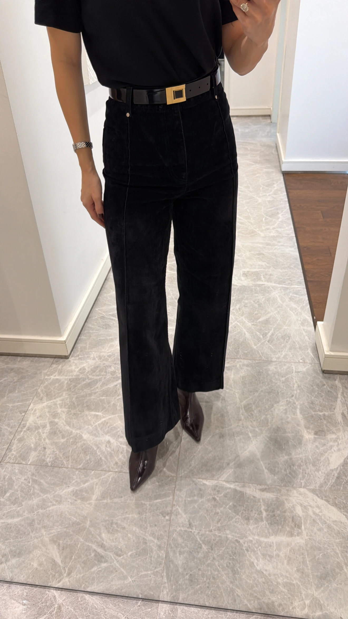 KADİFE NERVÜR DETAYLI PANTOLON