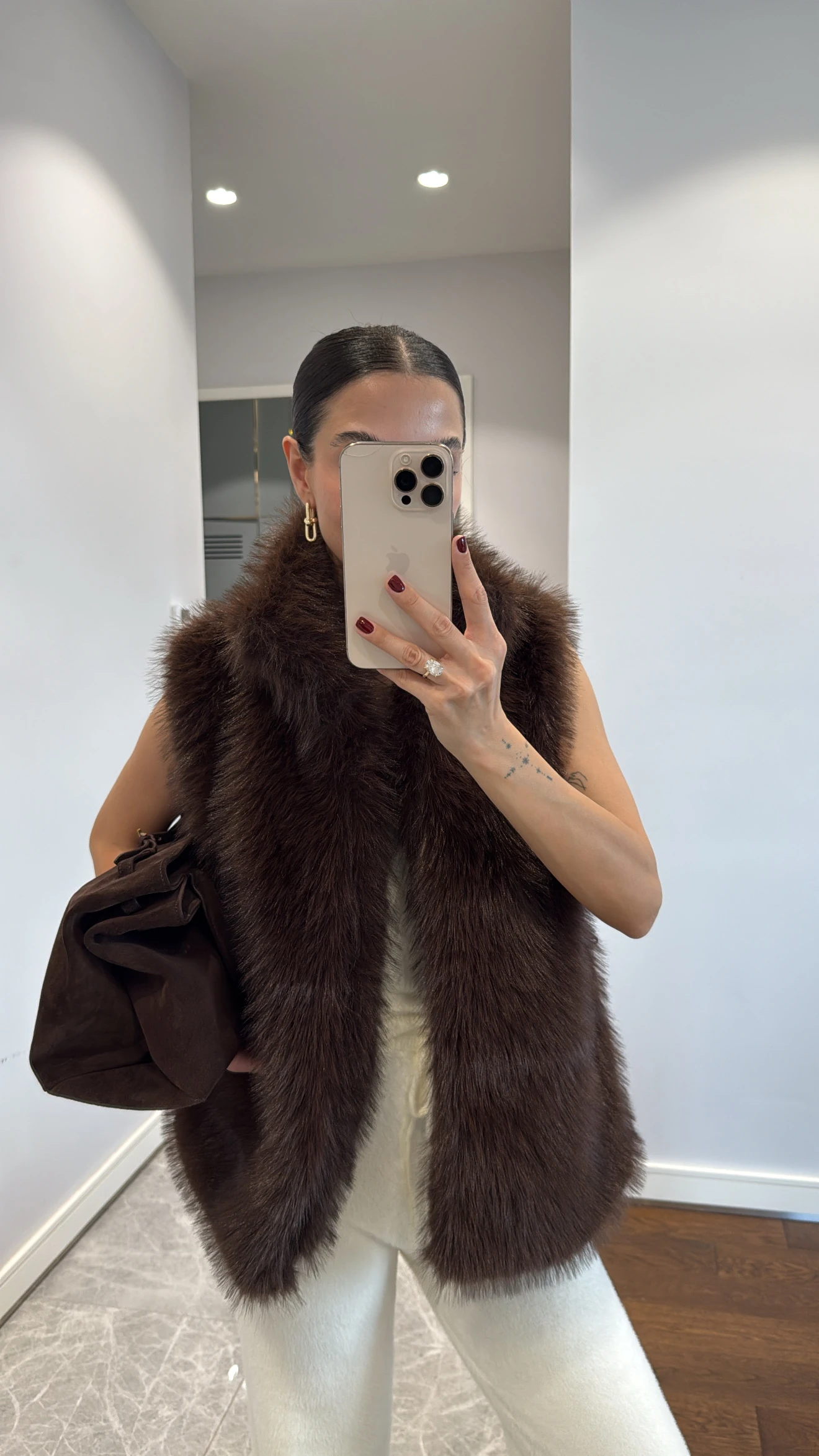 KEMERLİ KÜRK YELEK