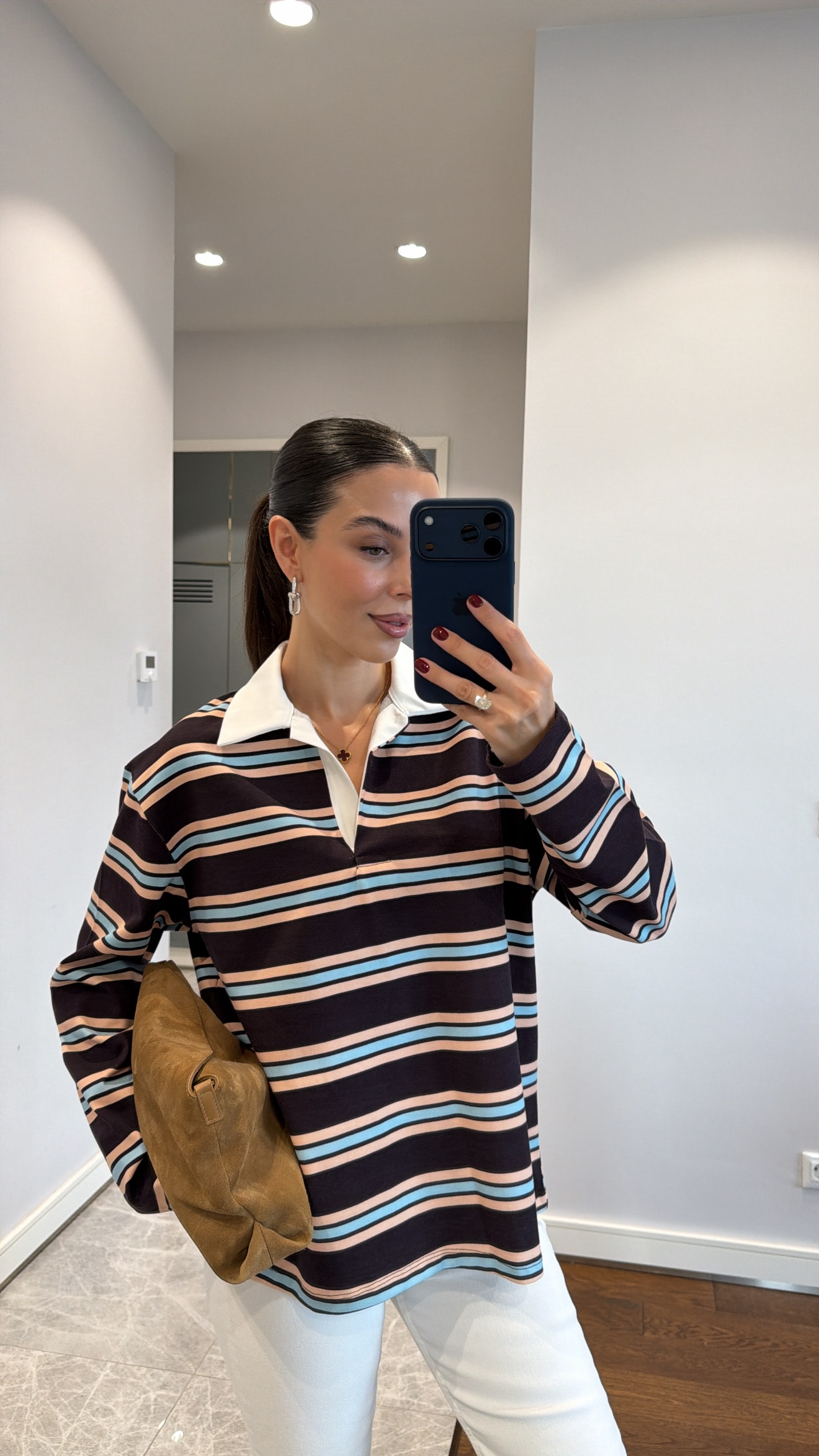 POLO YAKA ÇİZGİLİ TİŞÖRT
