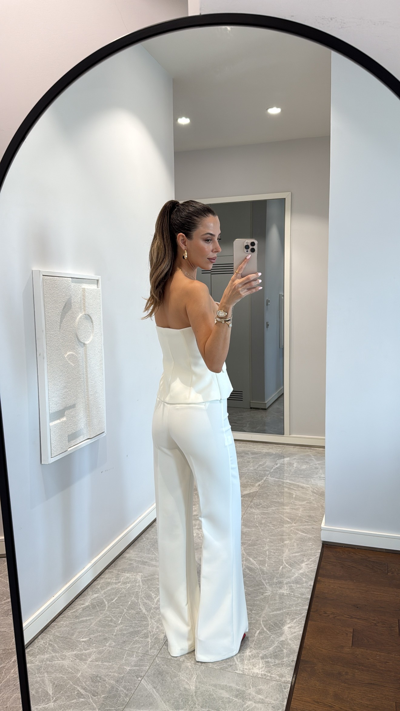 STRAPLEZ PEPLUM TAKIM