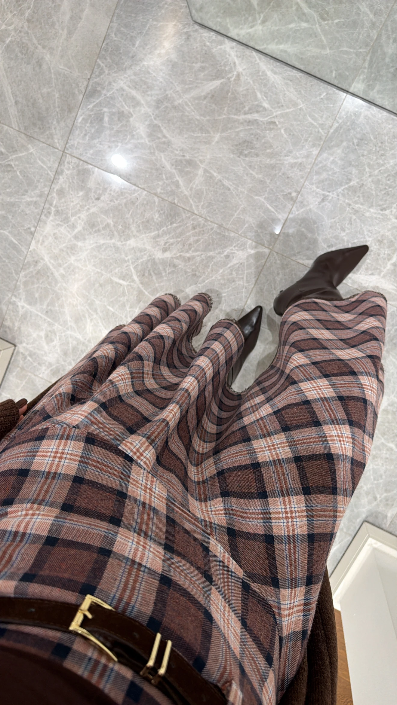 EKOSE DESEN ASİMETRİK ETEK